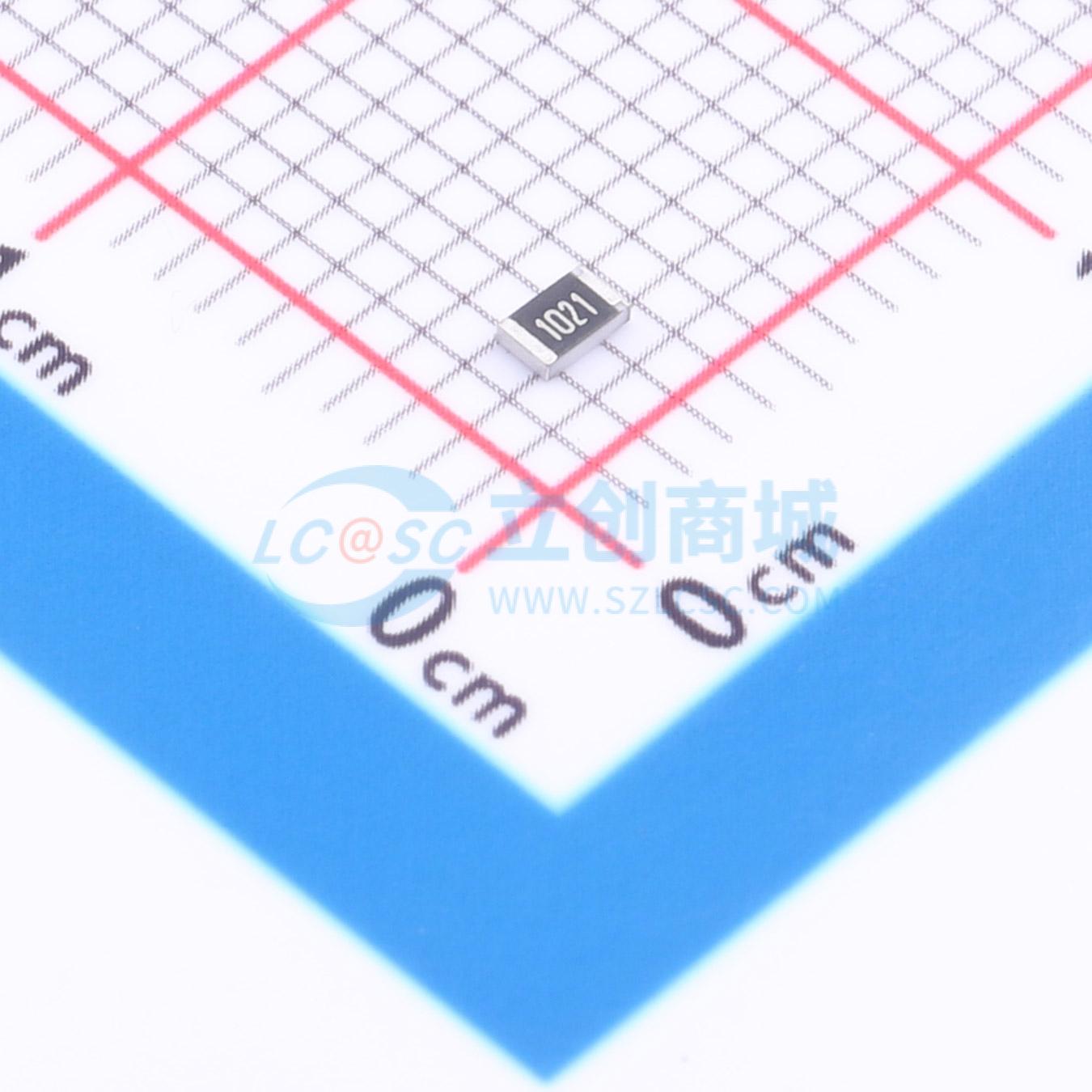 点击查看大图 1RC0805F1021实物图