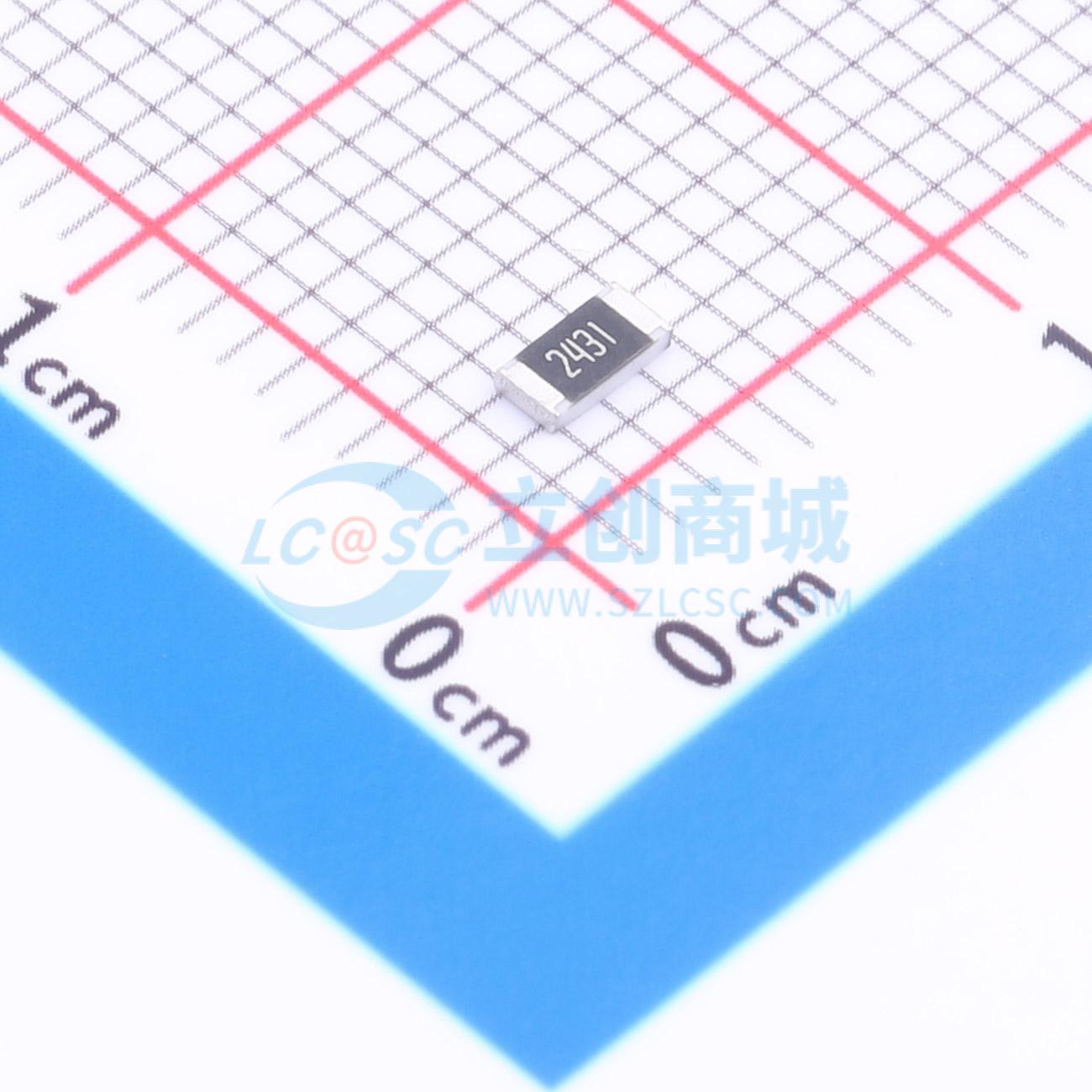 点击查看大图 1RC1206F2431实物图