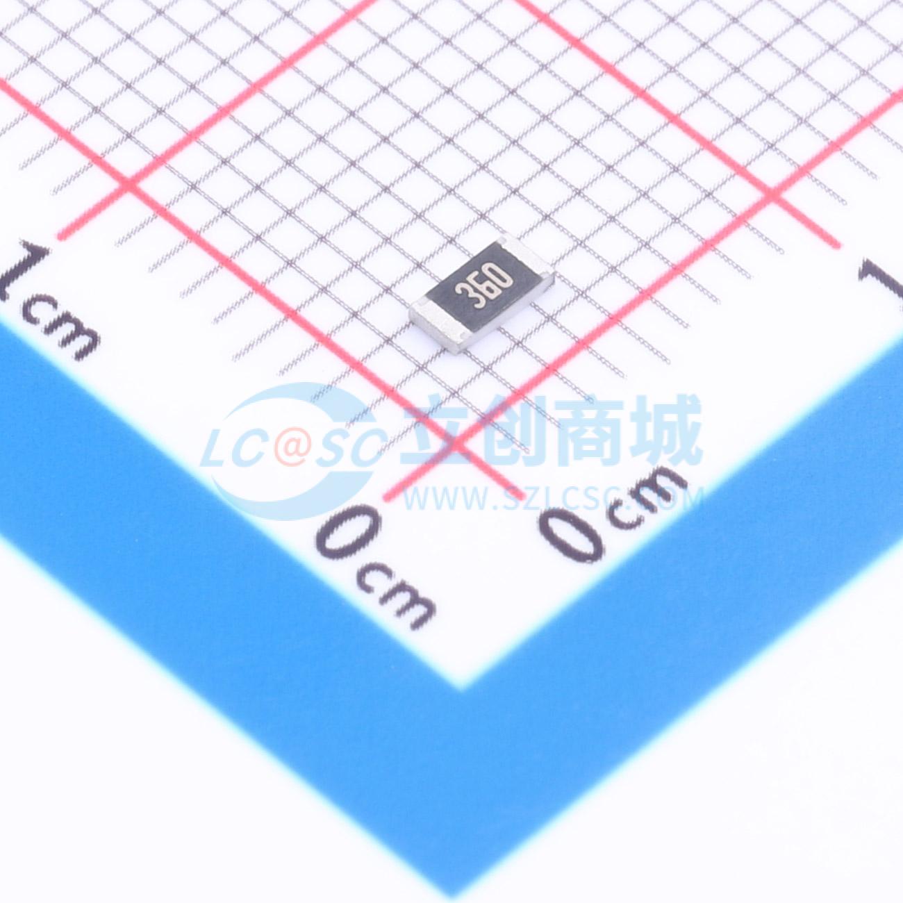 点击查看大图 1RC1206J0360实物图