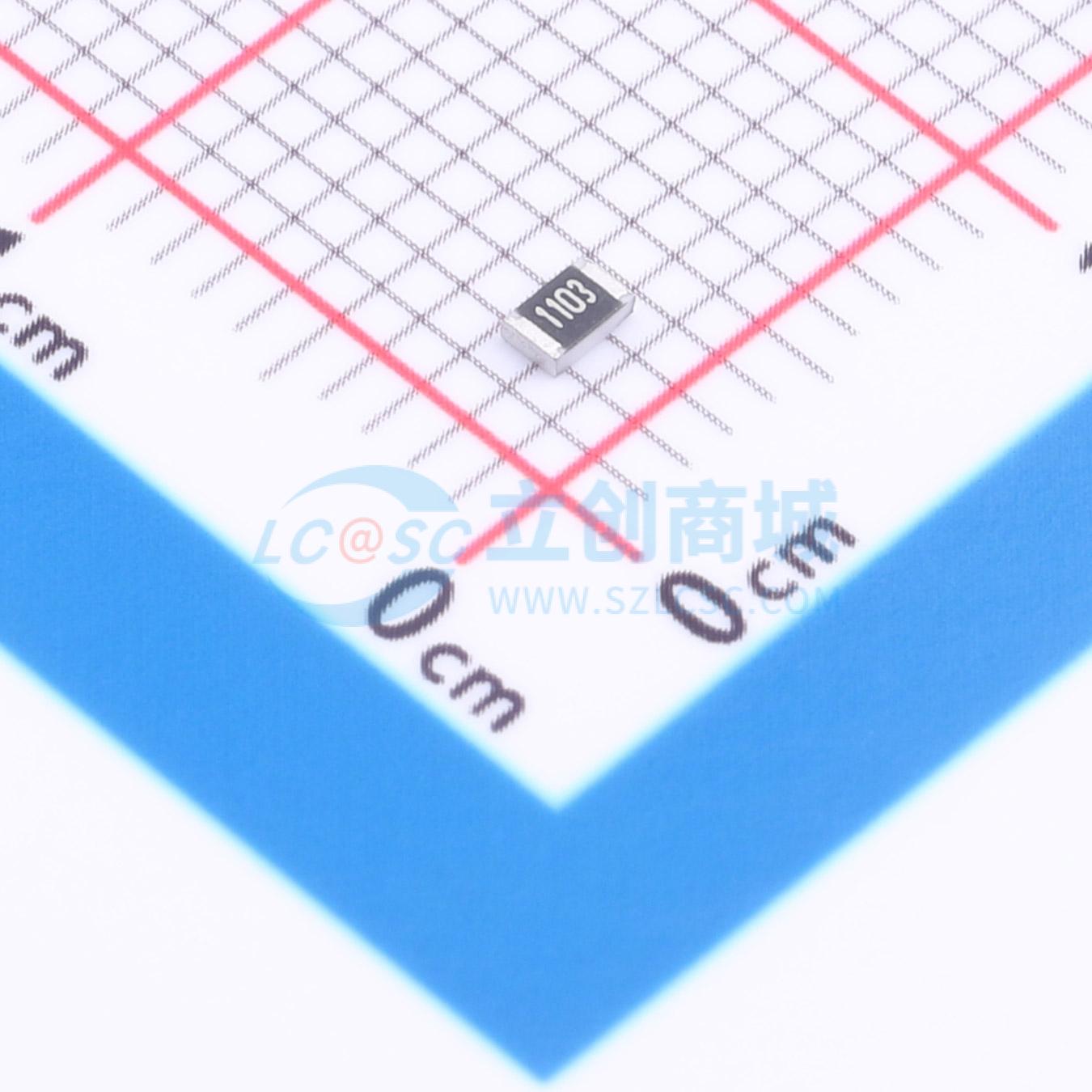 点击查看大图 1RC0805F1103实物图