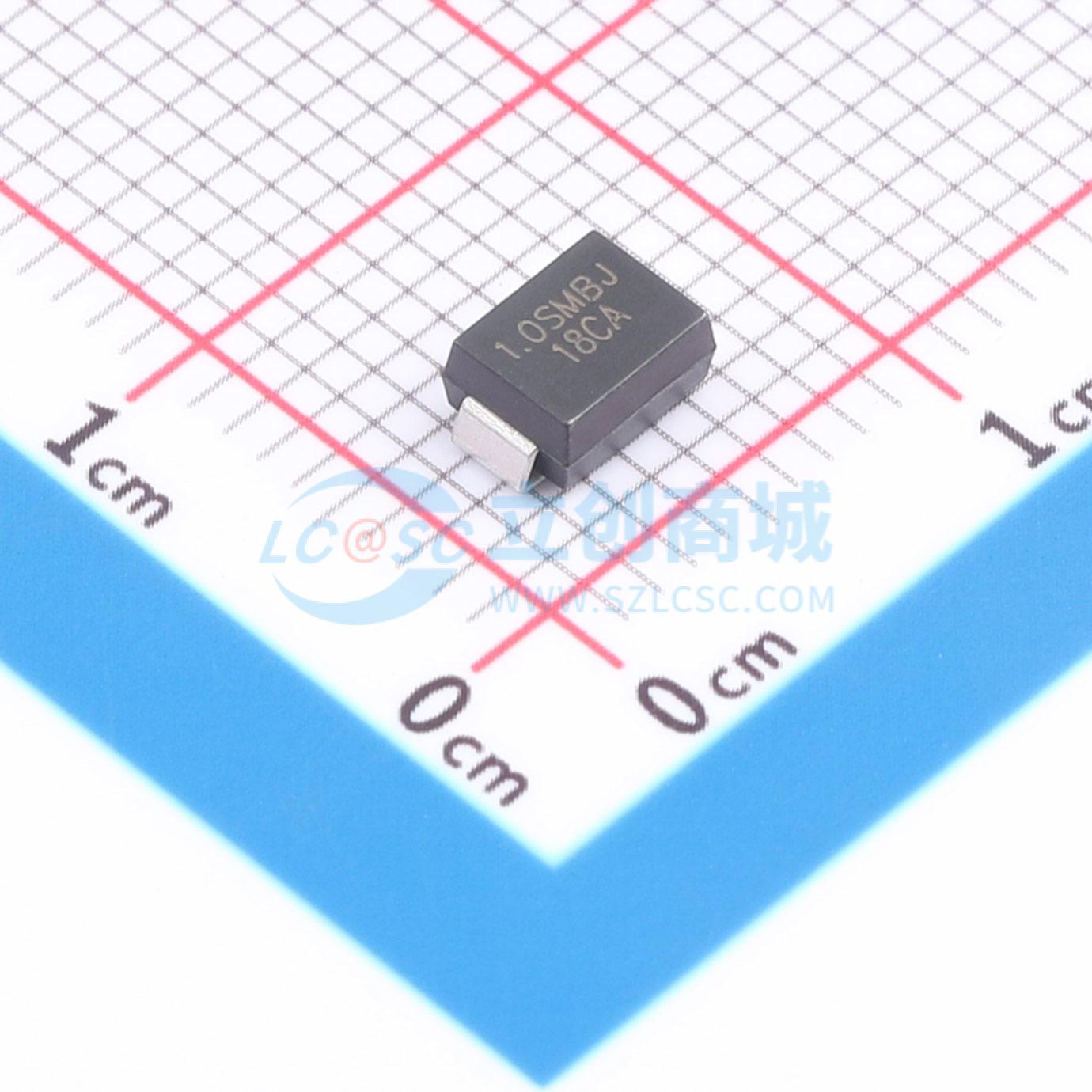 点击查看大图 1.0SMBJ18CA实物图