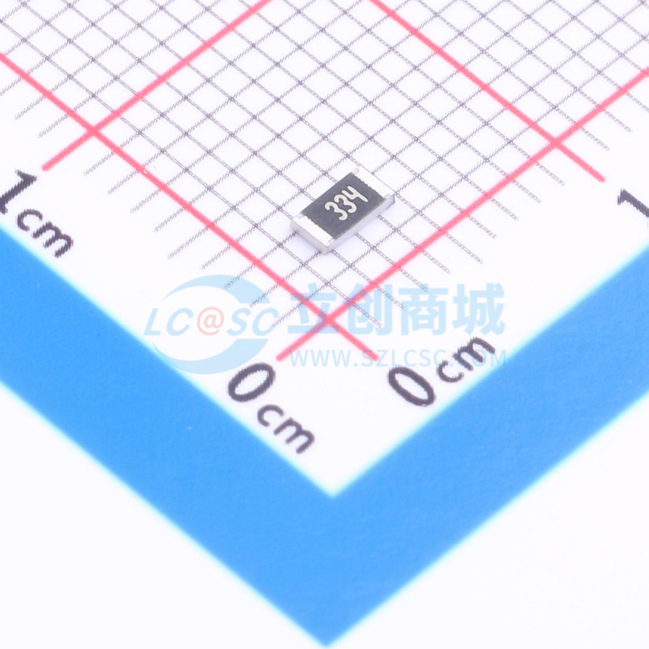 点击查看大图 1RC1206J0334实物图