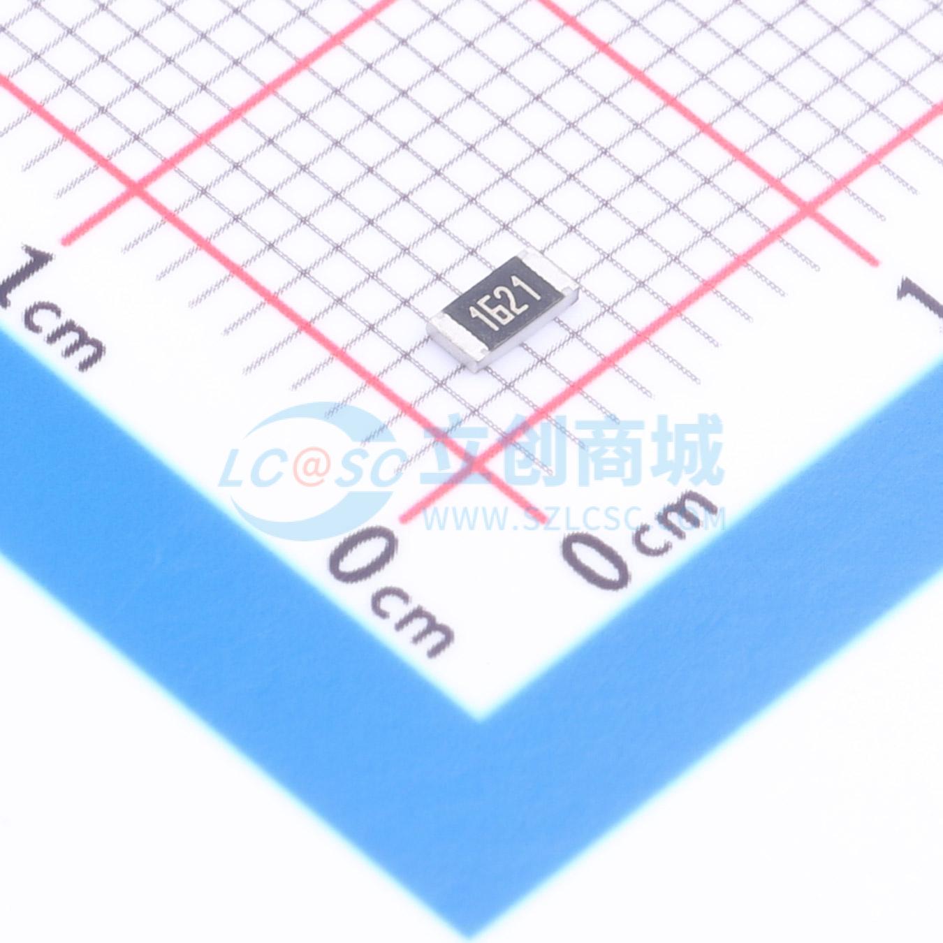 点击查看大图 1RC1206F1621实物图