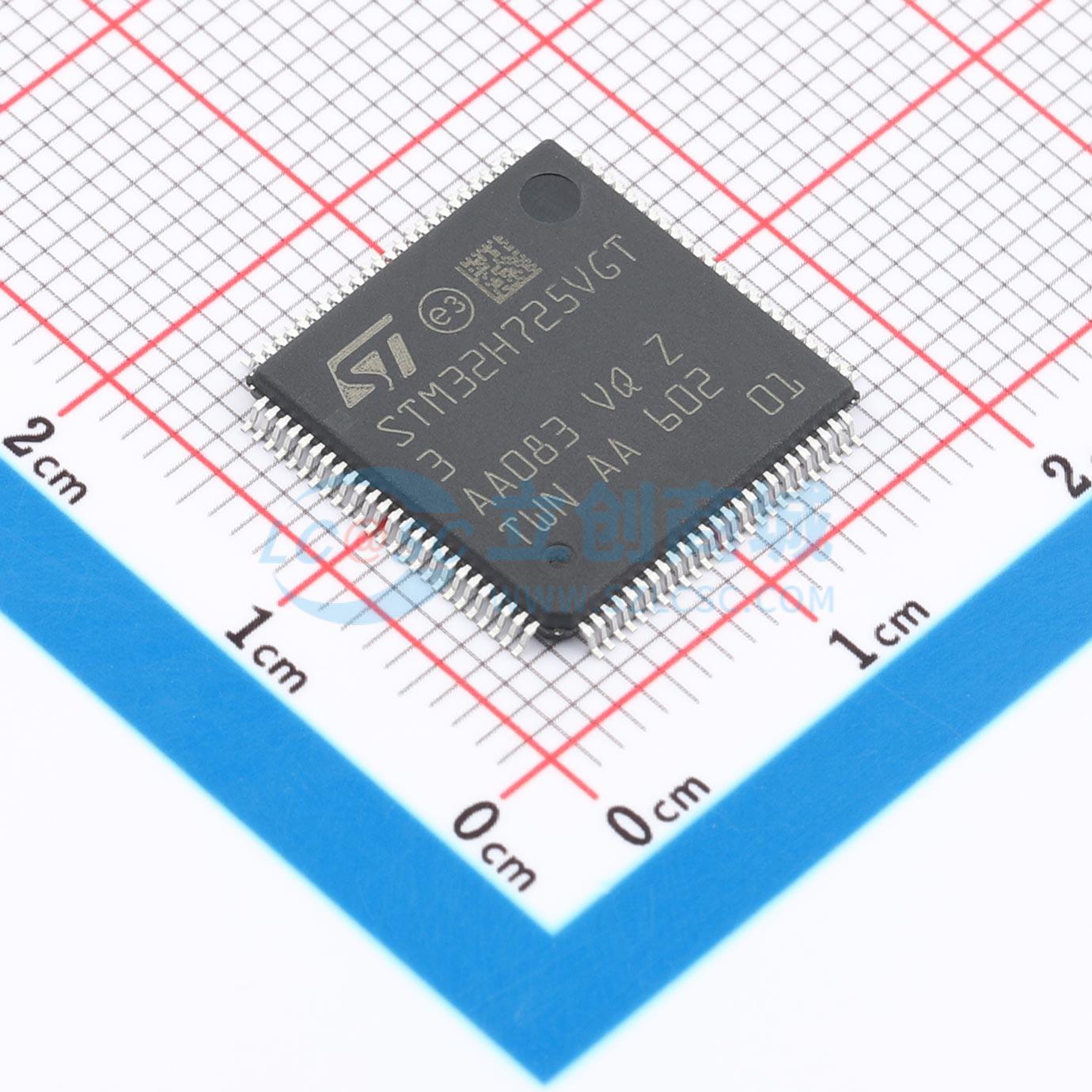 点击查看大图 STM32H725VGT3实物图