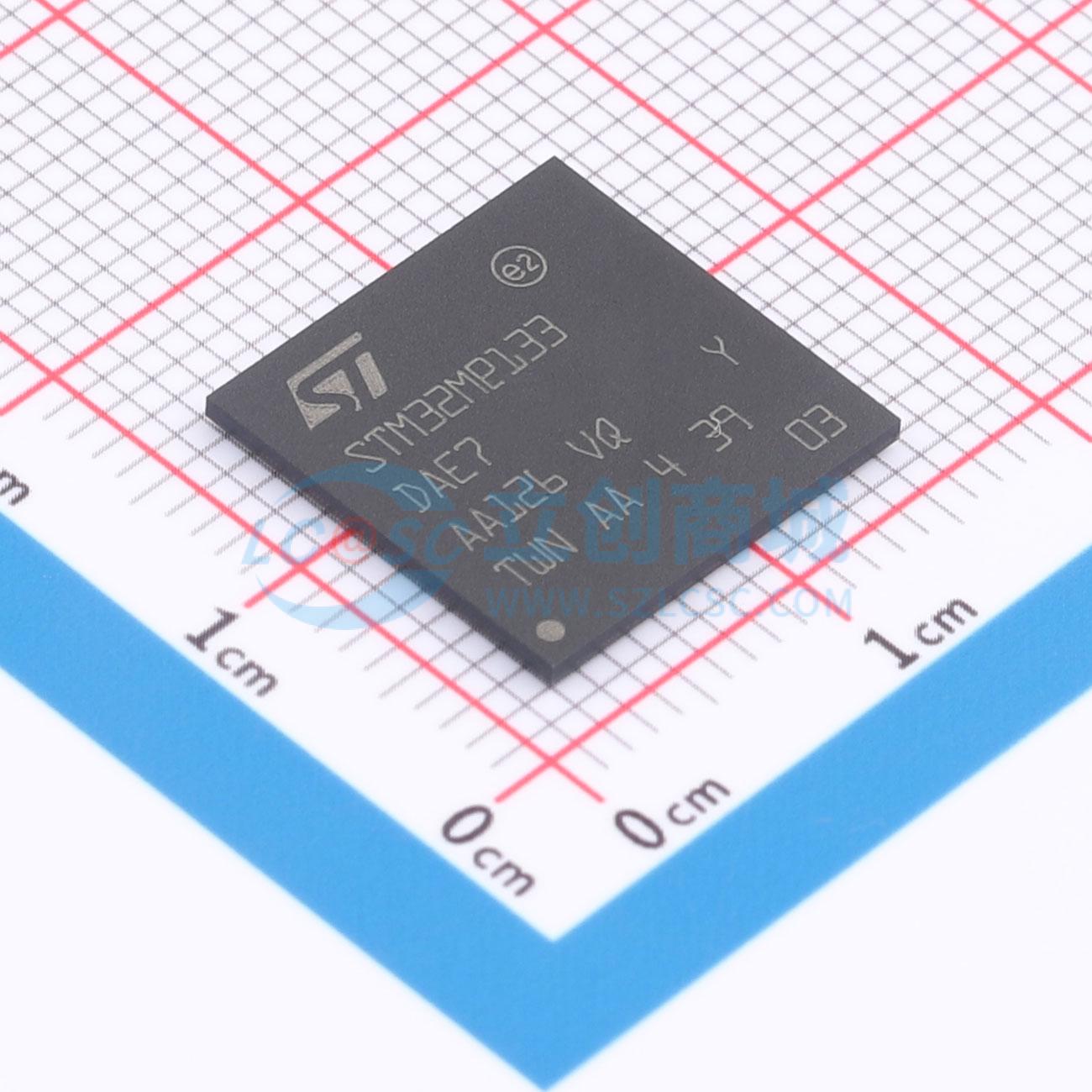 点击查看大图 STM32MP133DAE7实物图