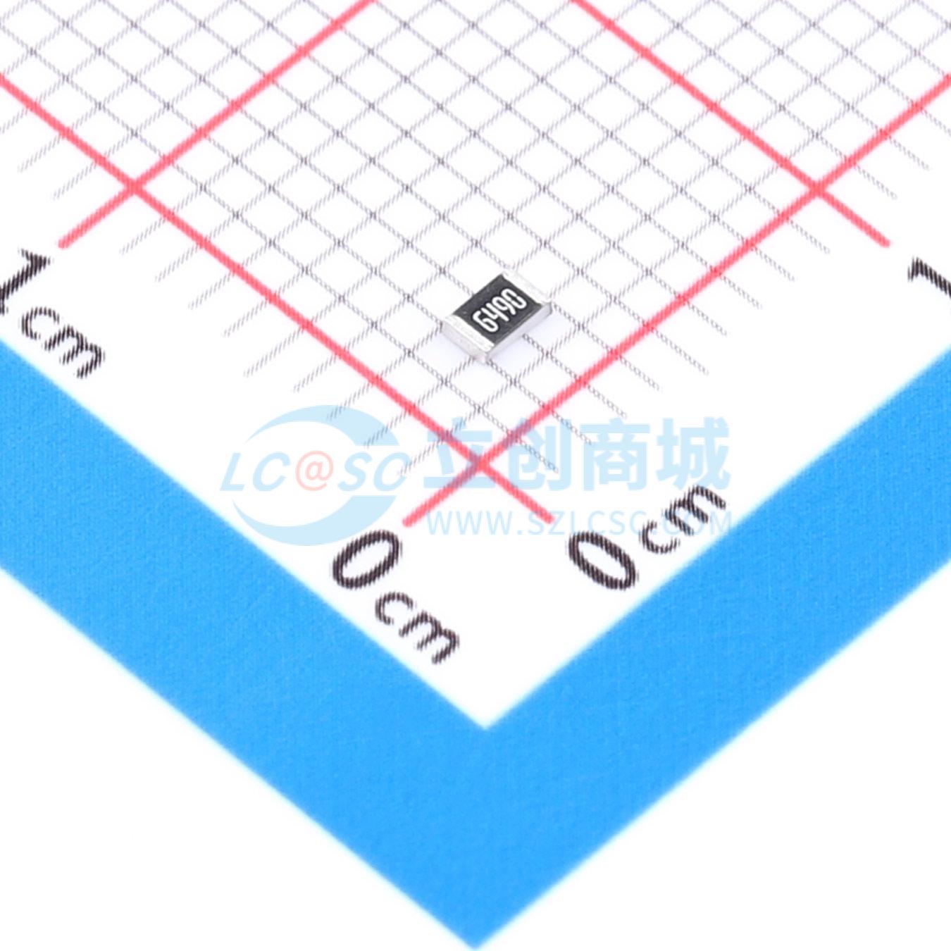 点击查看大图 1RC0805F6490实物图