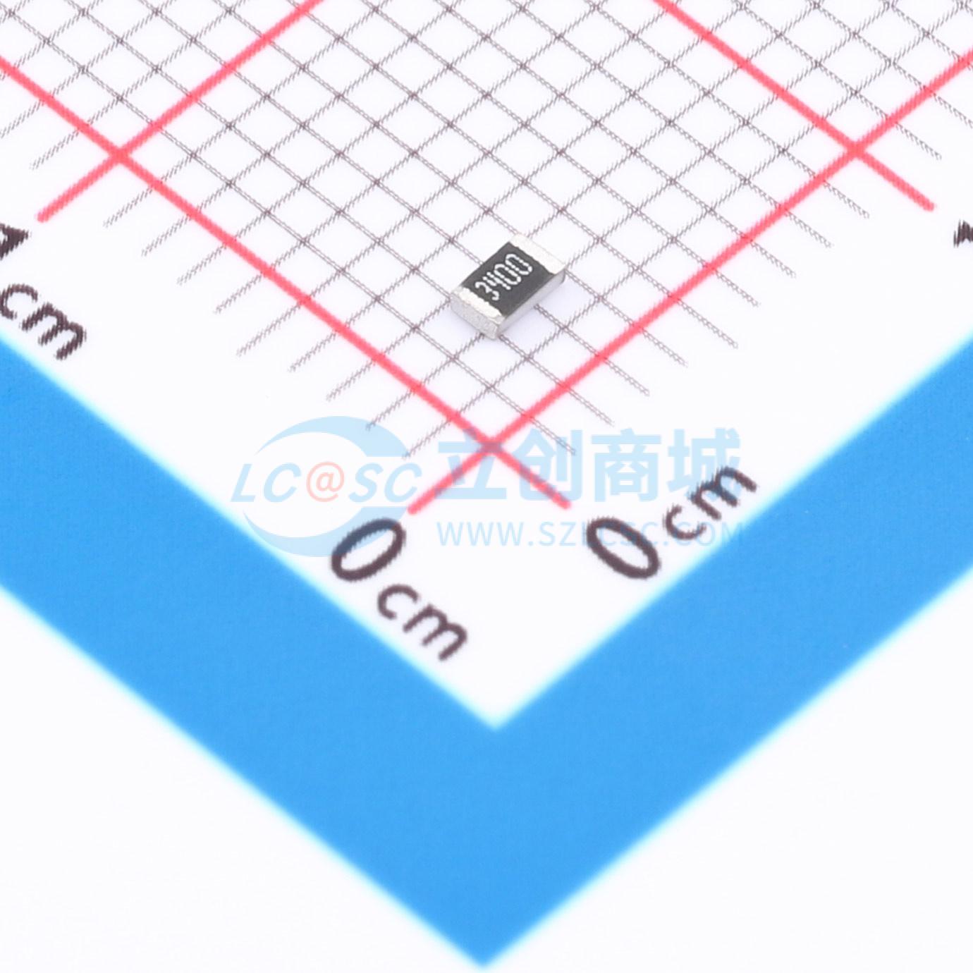 点击查看大图 1RC0805F3400实物图
