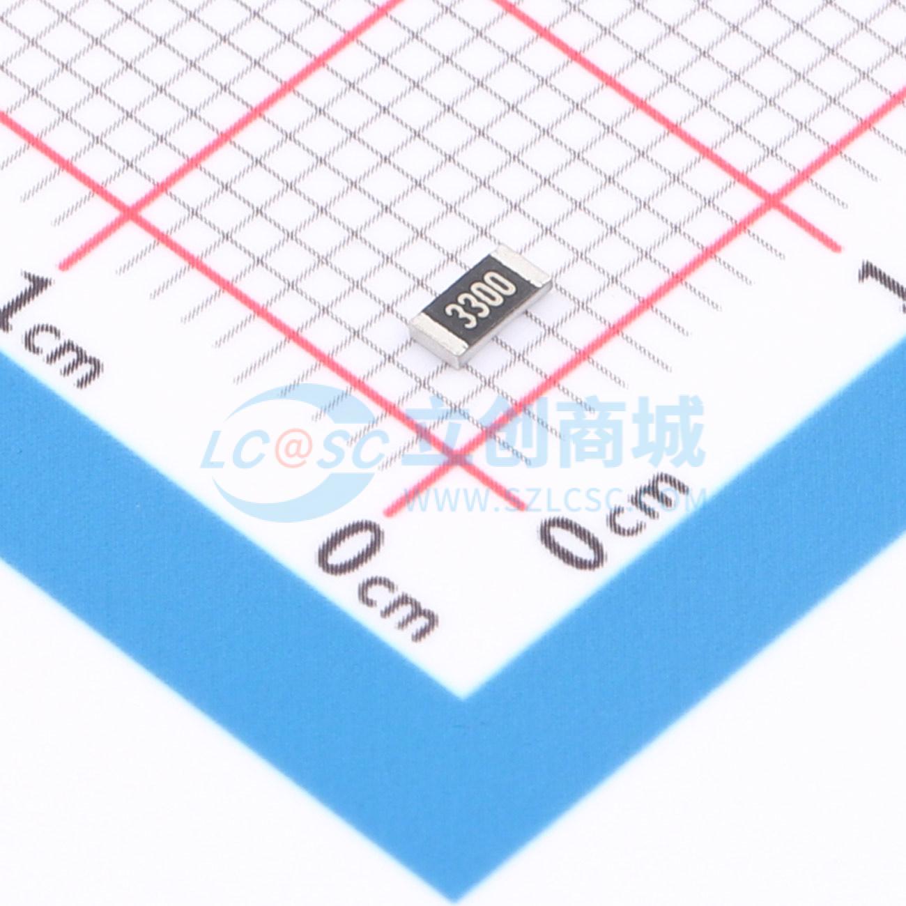 点击查看大图 1RC1206F3300实物图