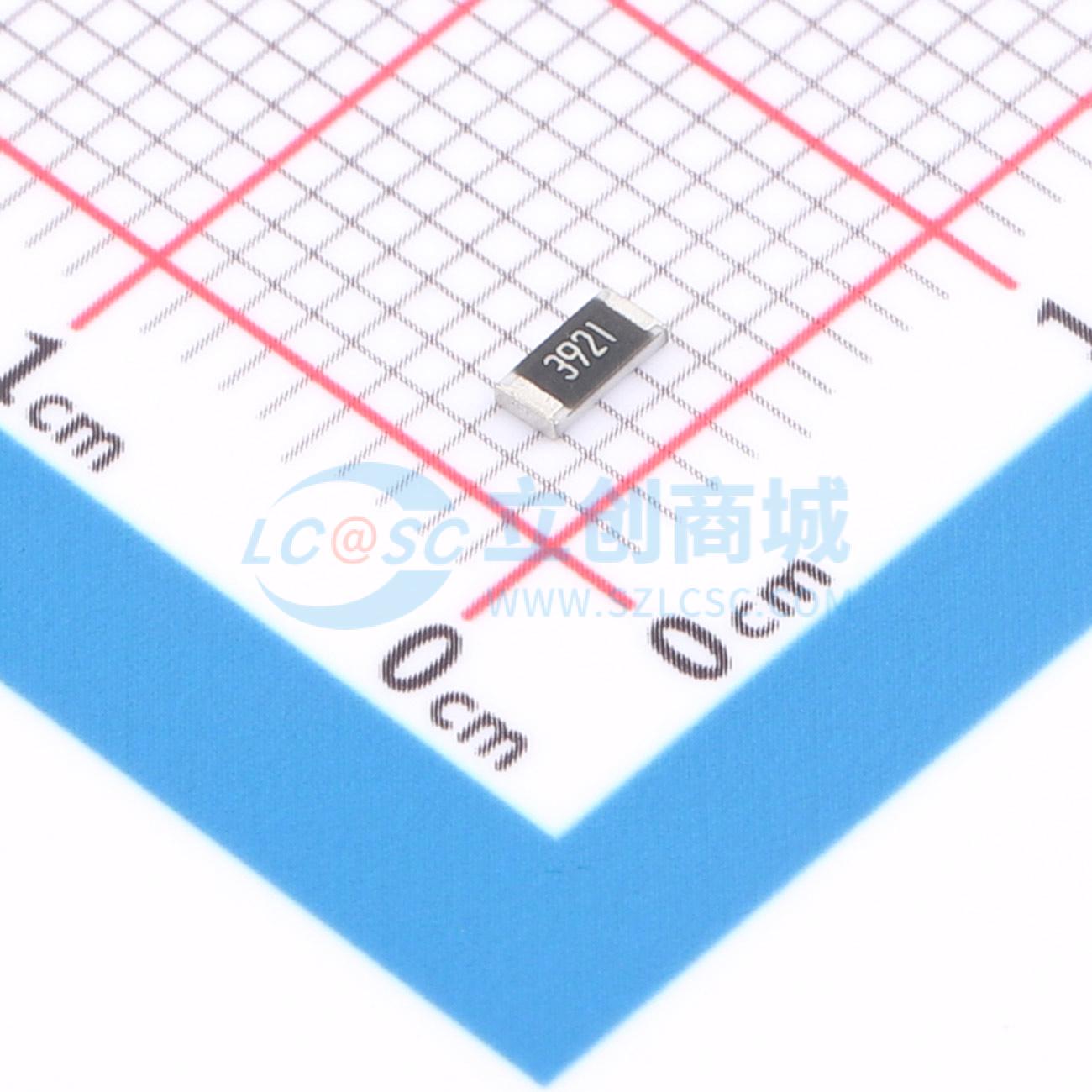 点击查看大图 1RC1206F3921实物图