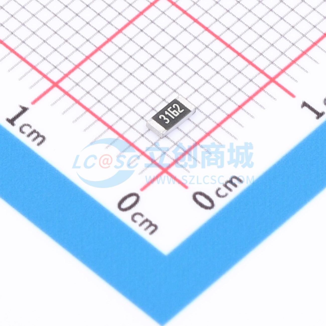 点击查看大图 1RC1206F3162实物图