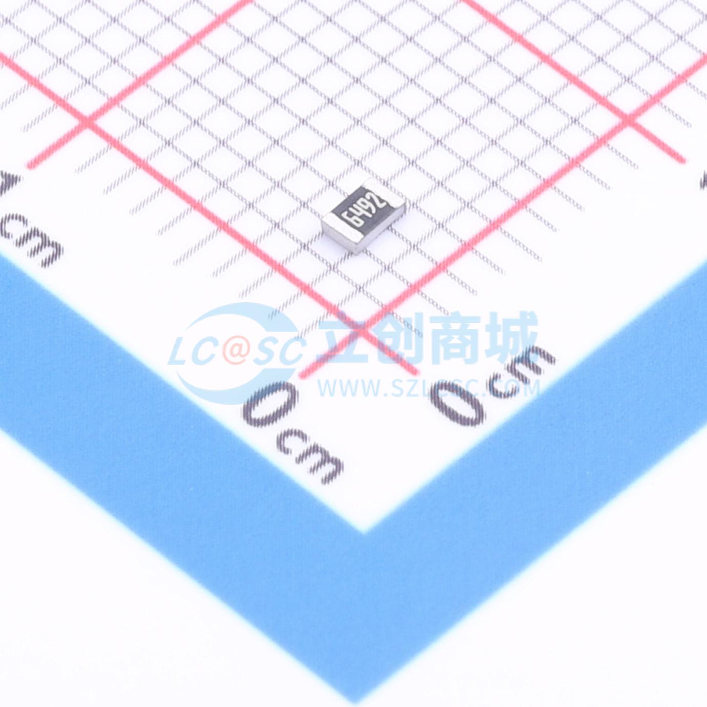 点击查看大图 1RC0805F6492实物图