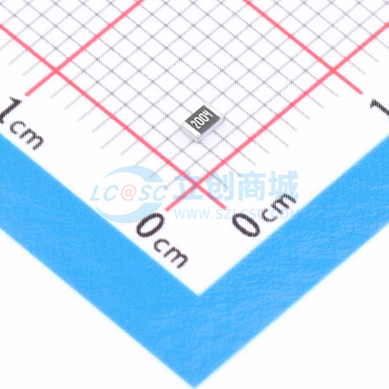 点击查看大图 1RC0805F2004实物图