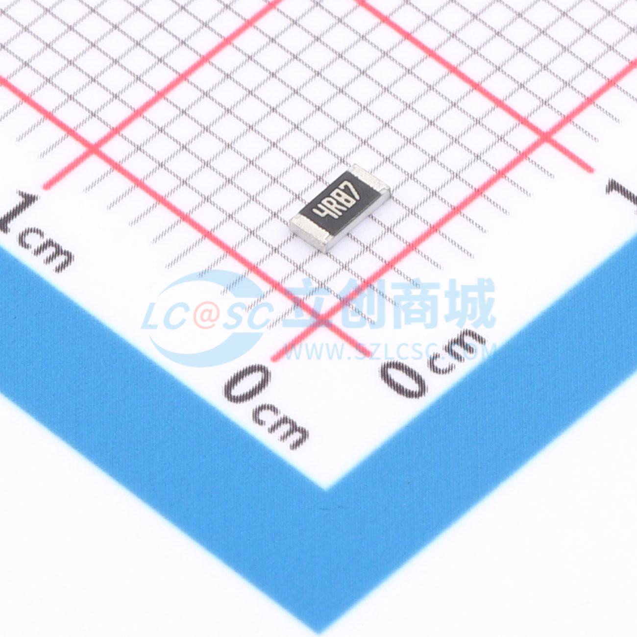 点击查看大图 1RC1206F4878实物图