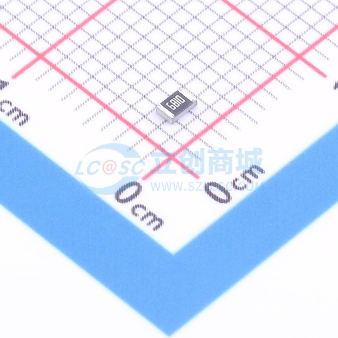 点击查看大图 1RC0805F6810实物图