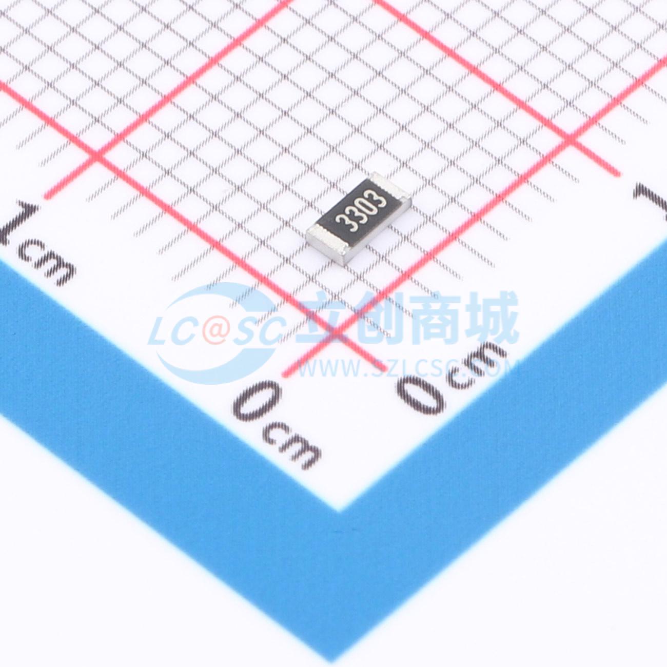 点击查看大图 1RC1206F3303实物图