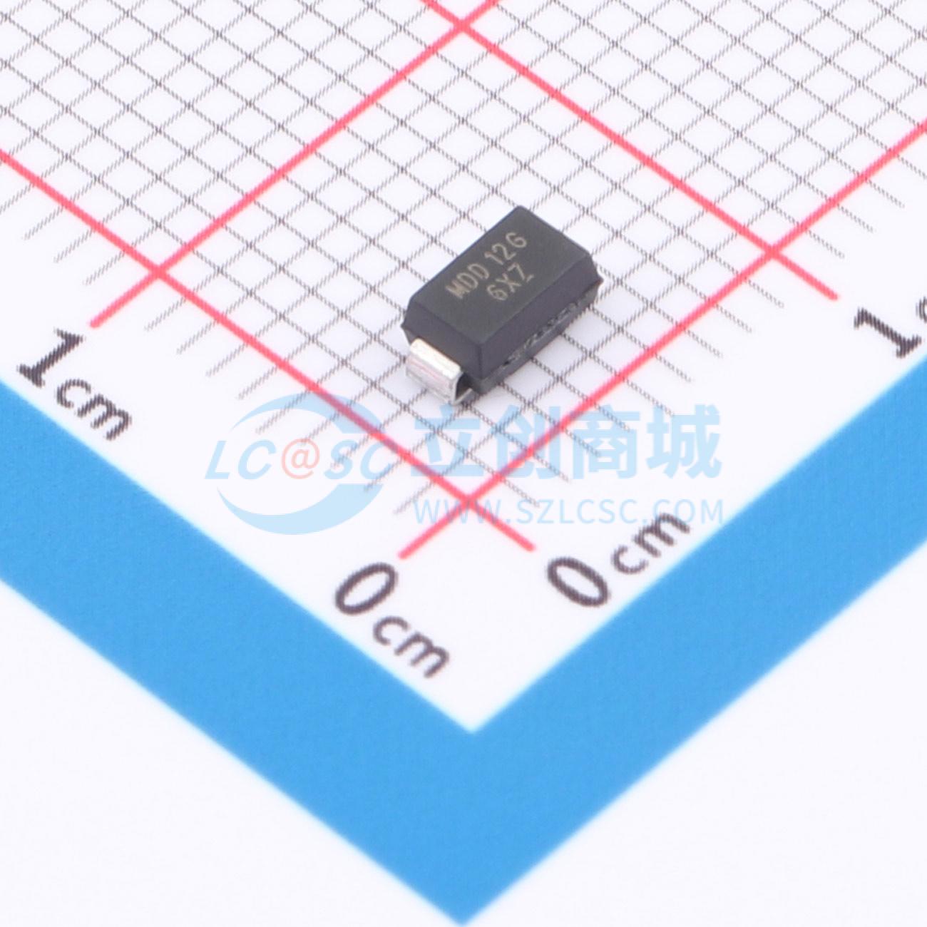 点击查看大图 SMA6J24CA实物图