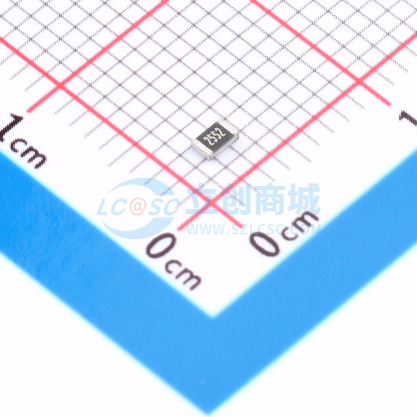 点击查看大图 1RC0805F2552实物图