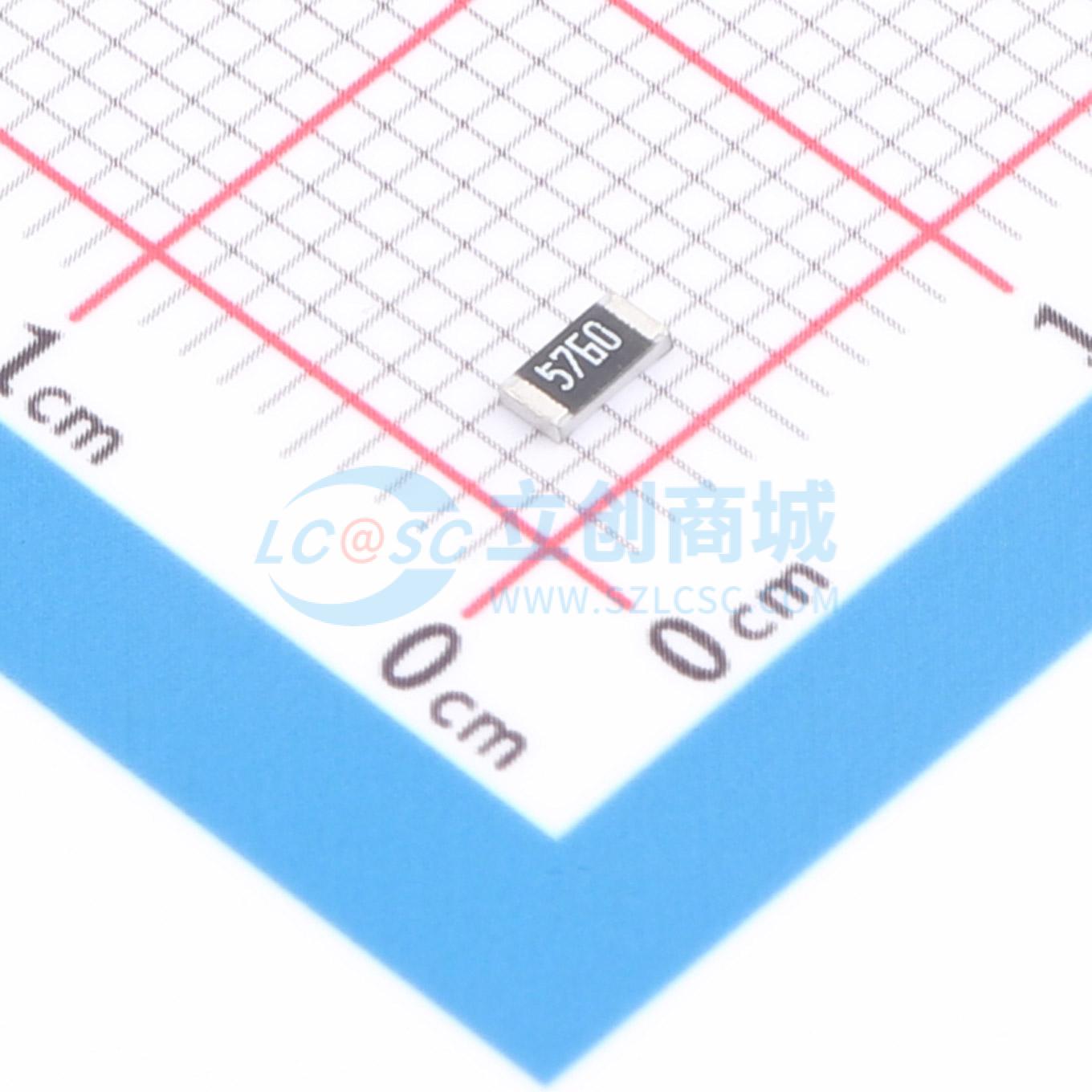 点击查看大图 1RC1206F5760实物图