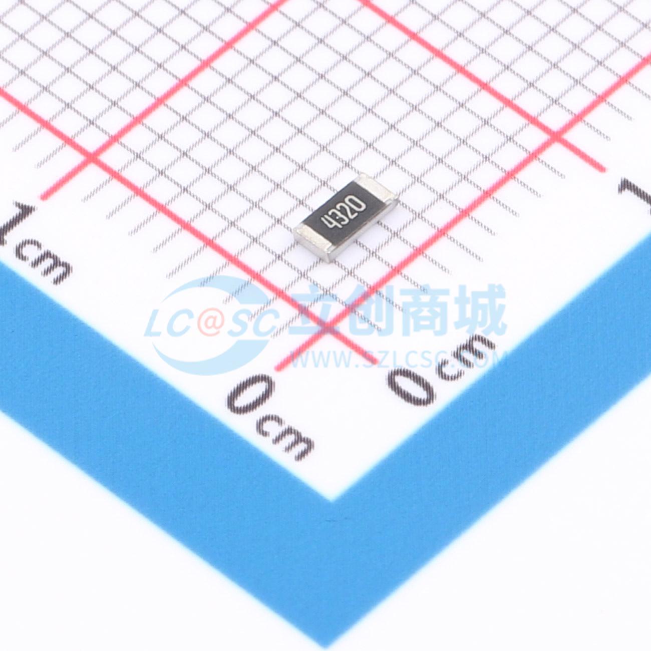 点击查看大图 1RC1206F4320实物图