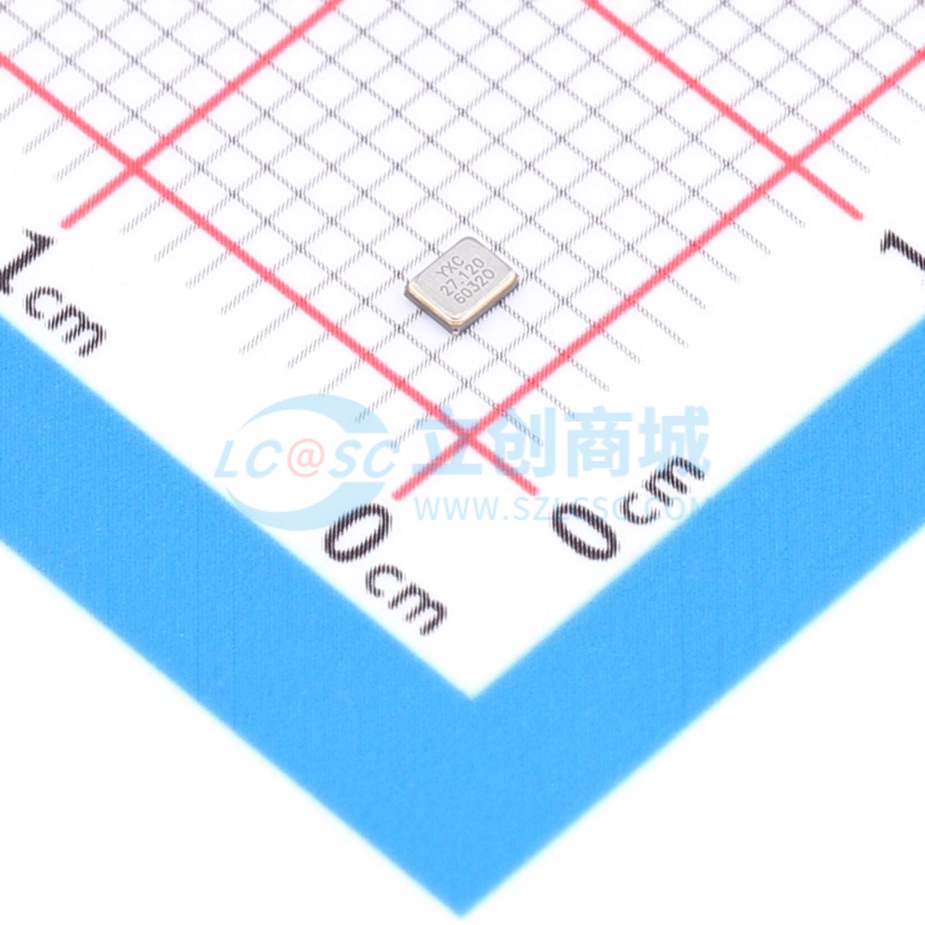 点击查看大图 XL7EL89CMO-114YLC-27.12M实物图