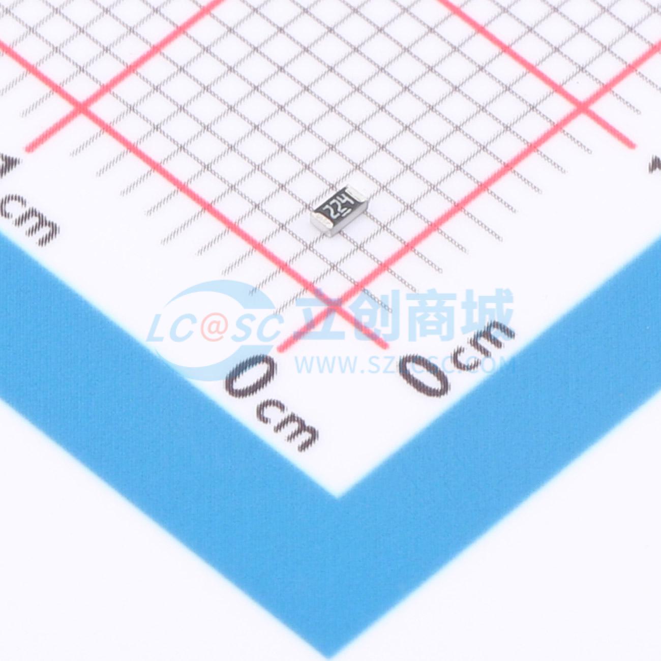 点击查看大图 RT0603DRD07220KL实物图