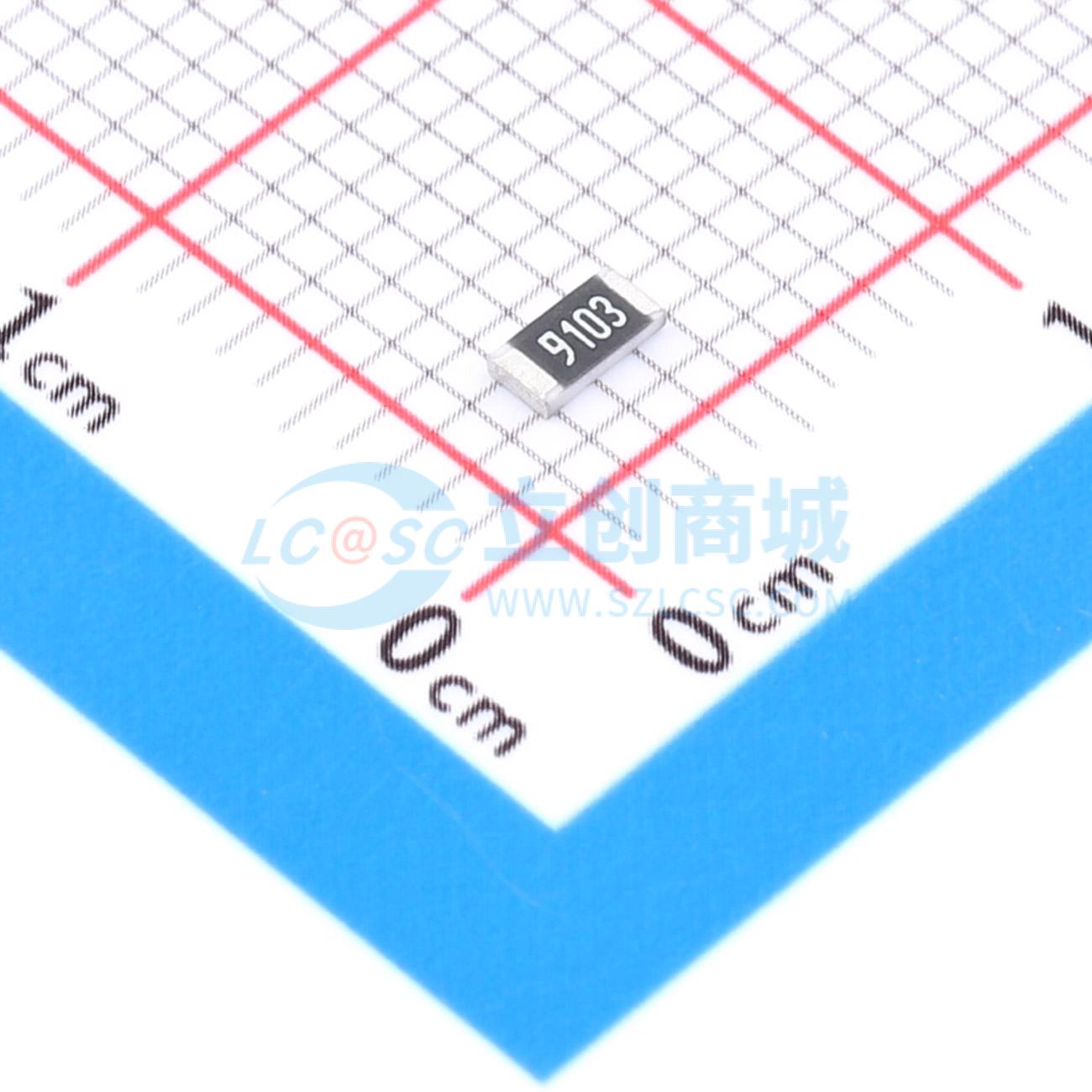 点击查看大图 1RC1206F9103实物图