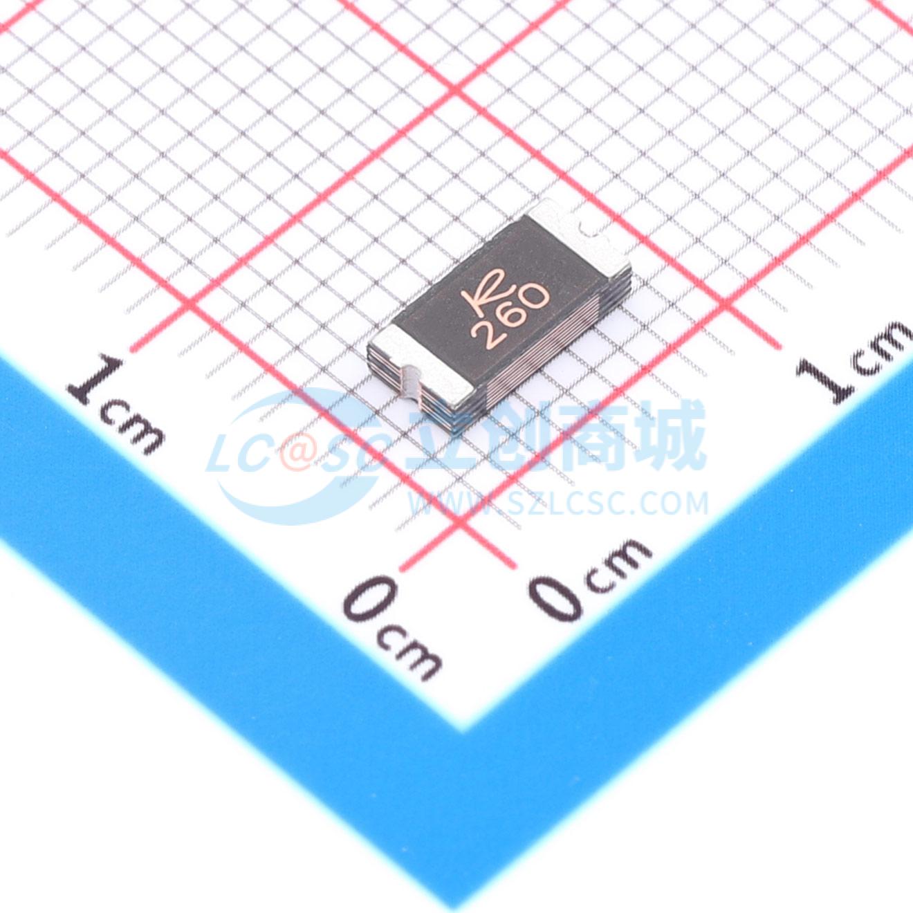 点击查看大图 SMD2512R260SF实物图