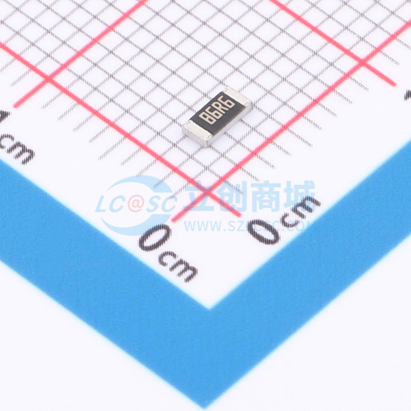 点击查看大图 1RC1206F8669实物图