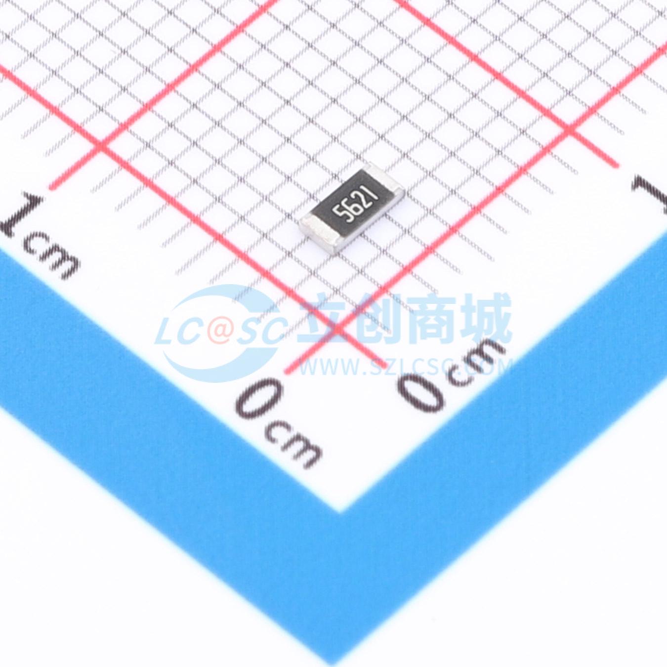 点击查看大图 1RC1206F5621实物图