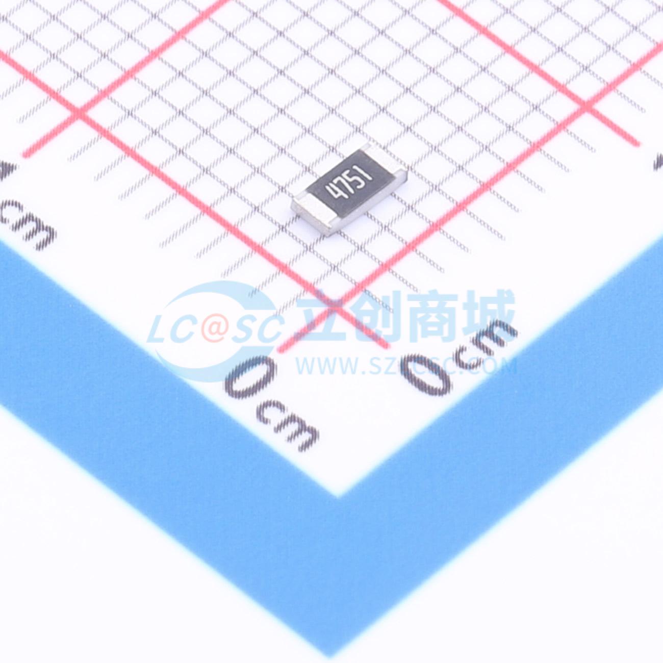 点击查看大图 1RC1206F4751实物图