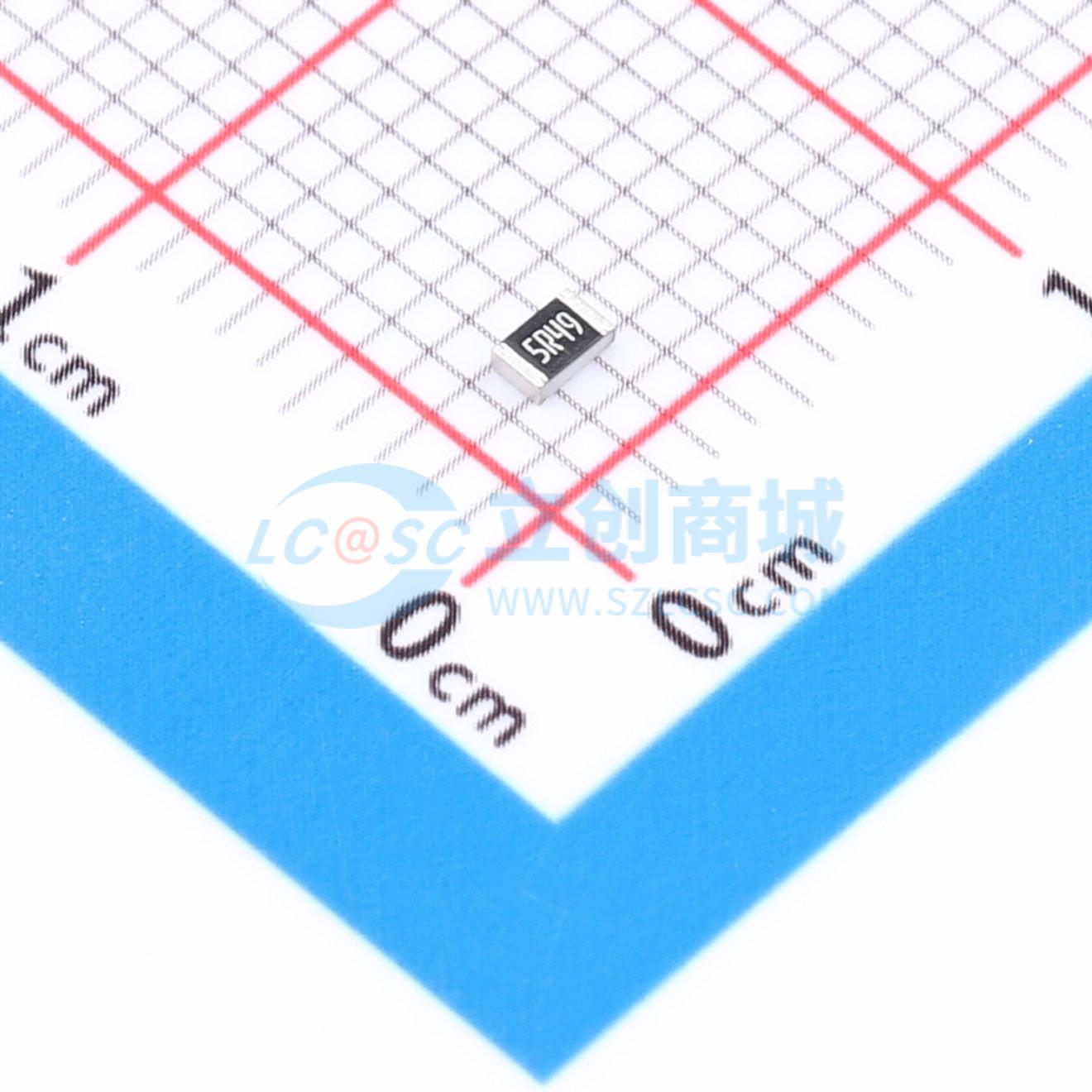 点击查看大图 1RC0805F5498实物图
