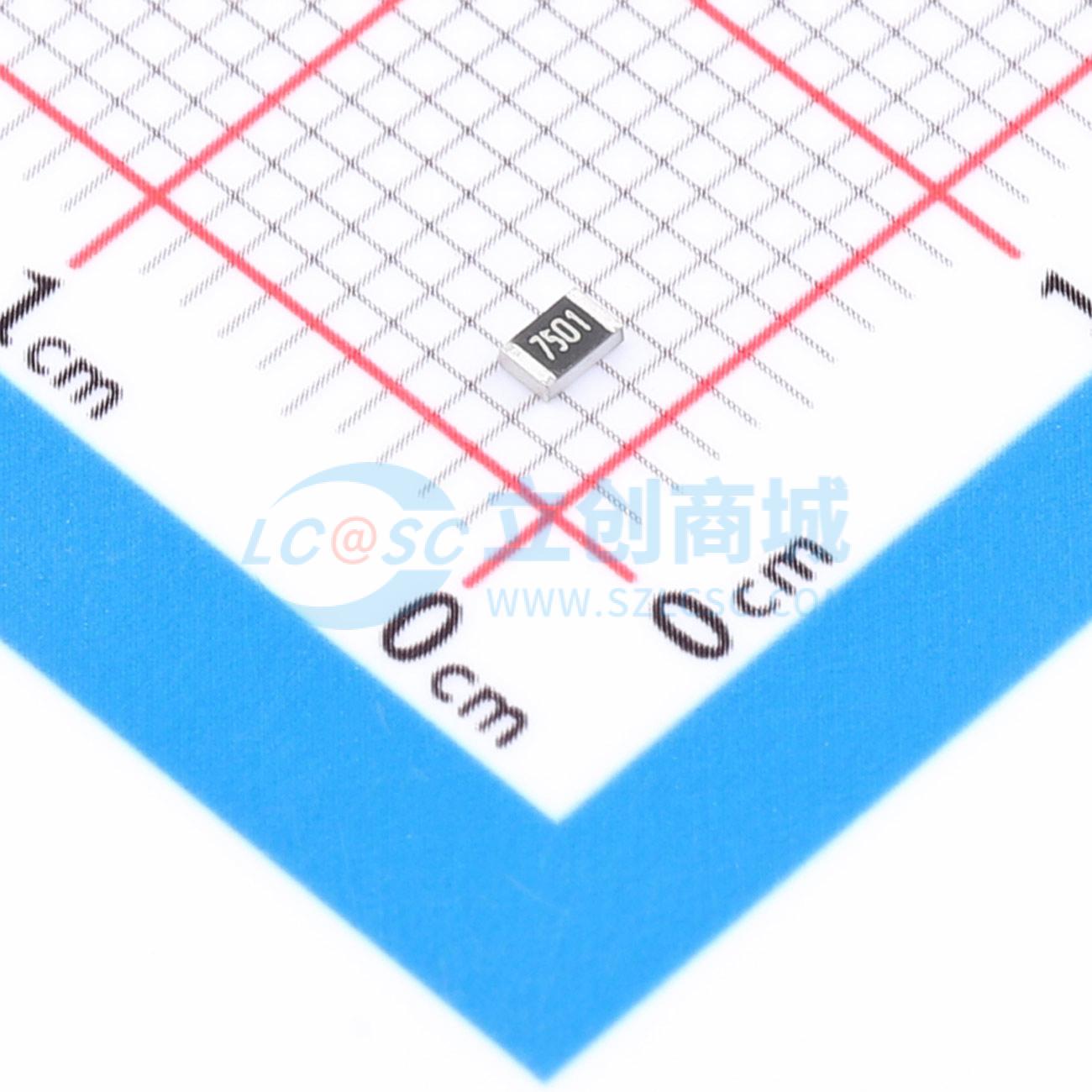 点击查看大图 1RC0805F7501实物图