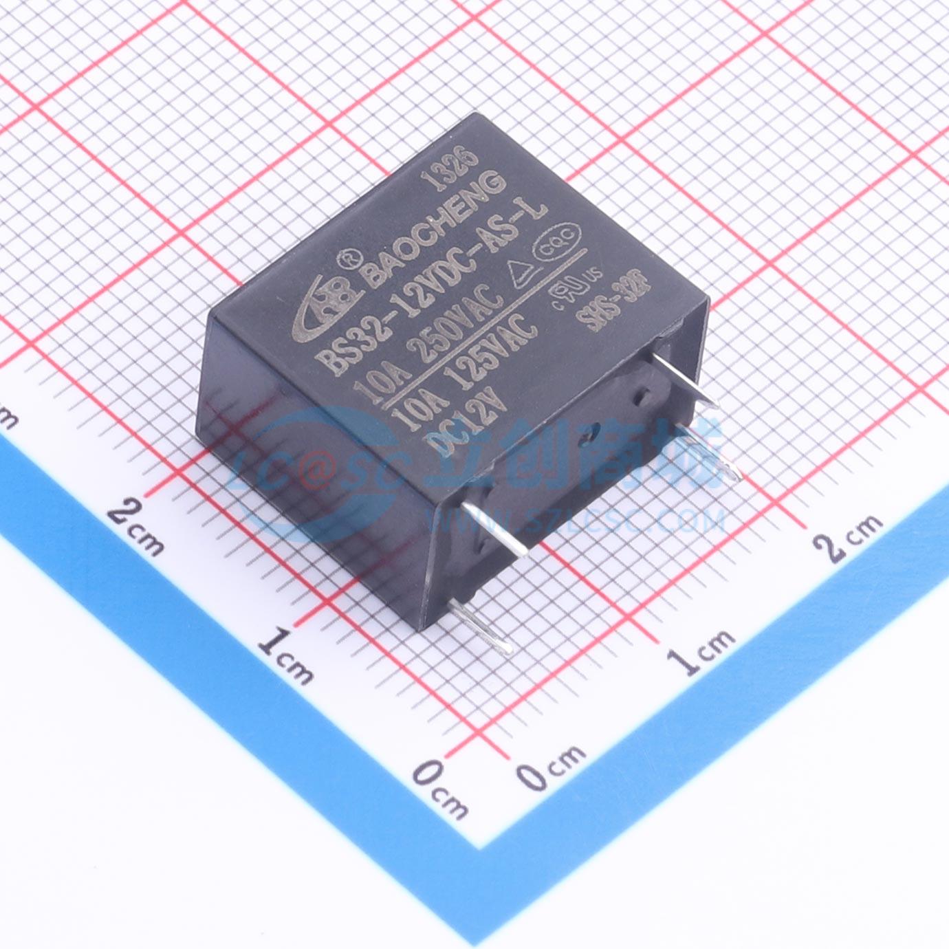 点击查看大图 BS32-12VDC-AS-L(0.2W) 10A实物图