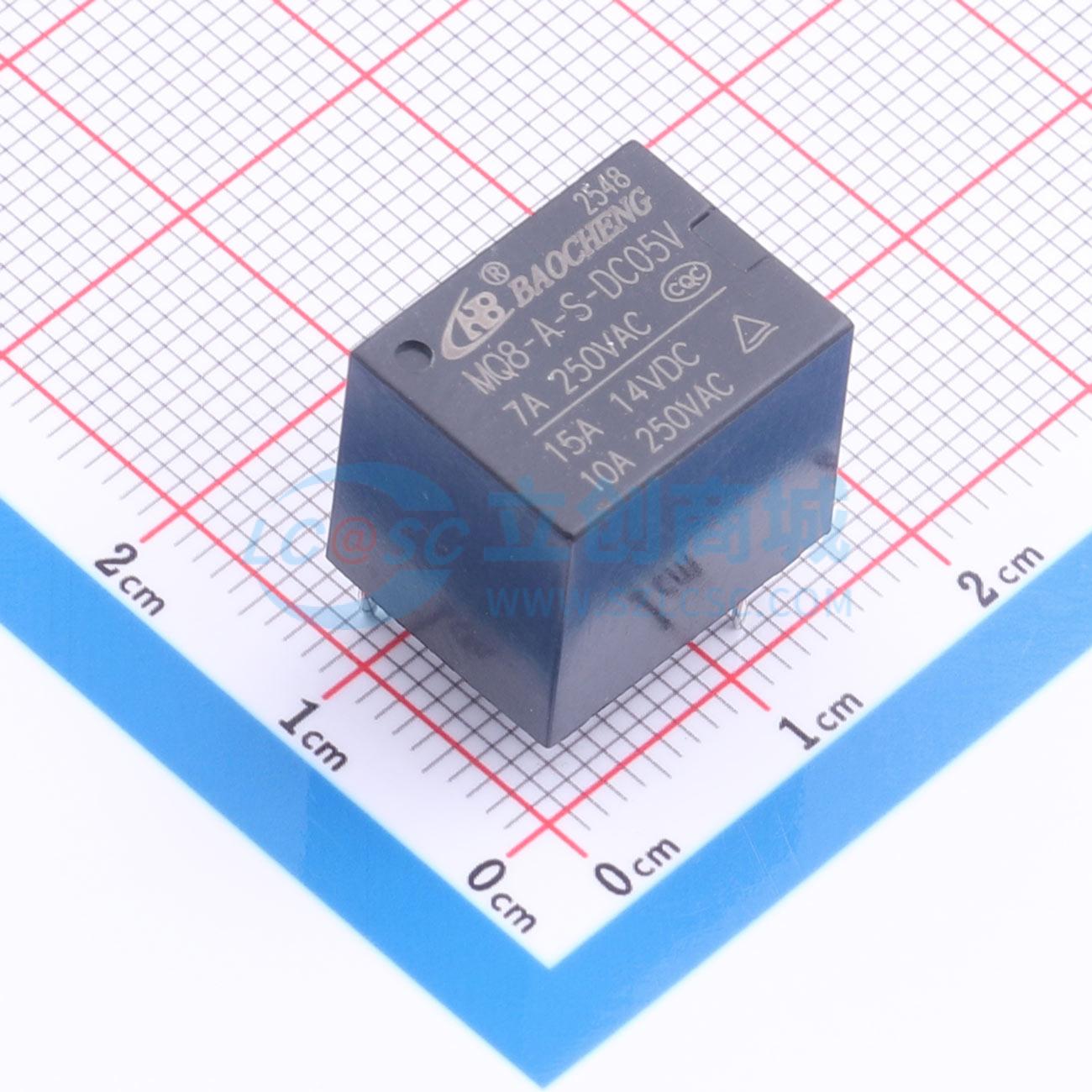 点击查看大图 MQ8-A-S-DC05V 0.36W 10A实物图
