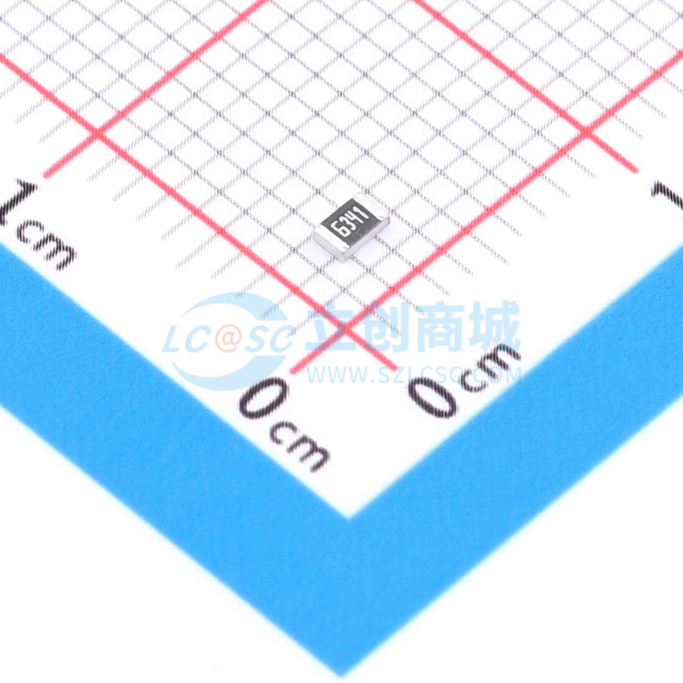 点击查看大图 1RC0805F6341实物图