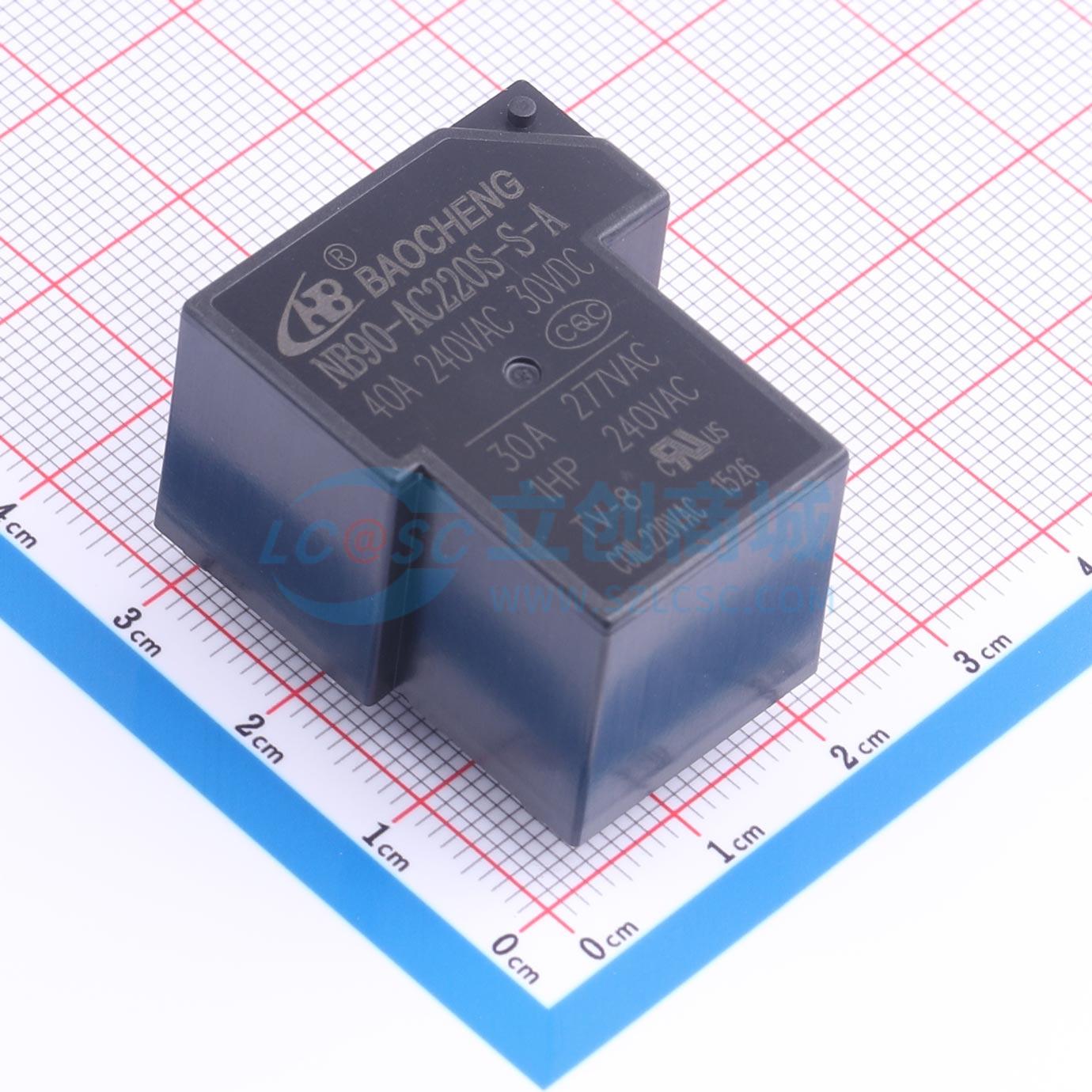 点击查看大图 NB90-AC220S-S-A 2.3VA 40A实物图