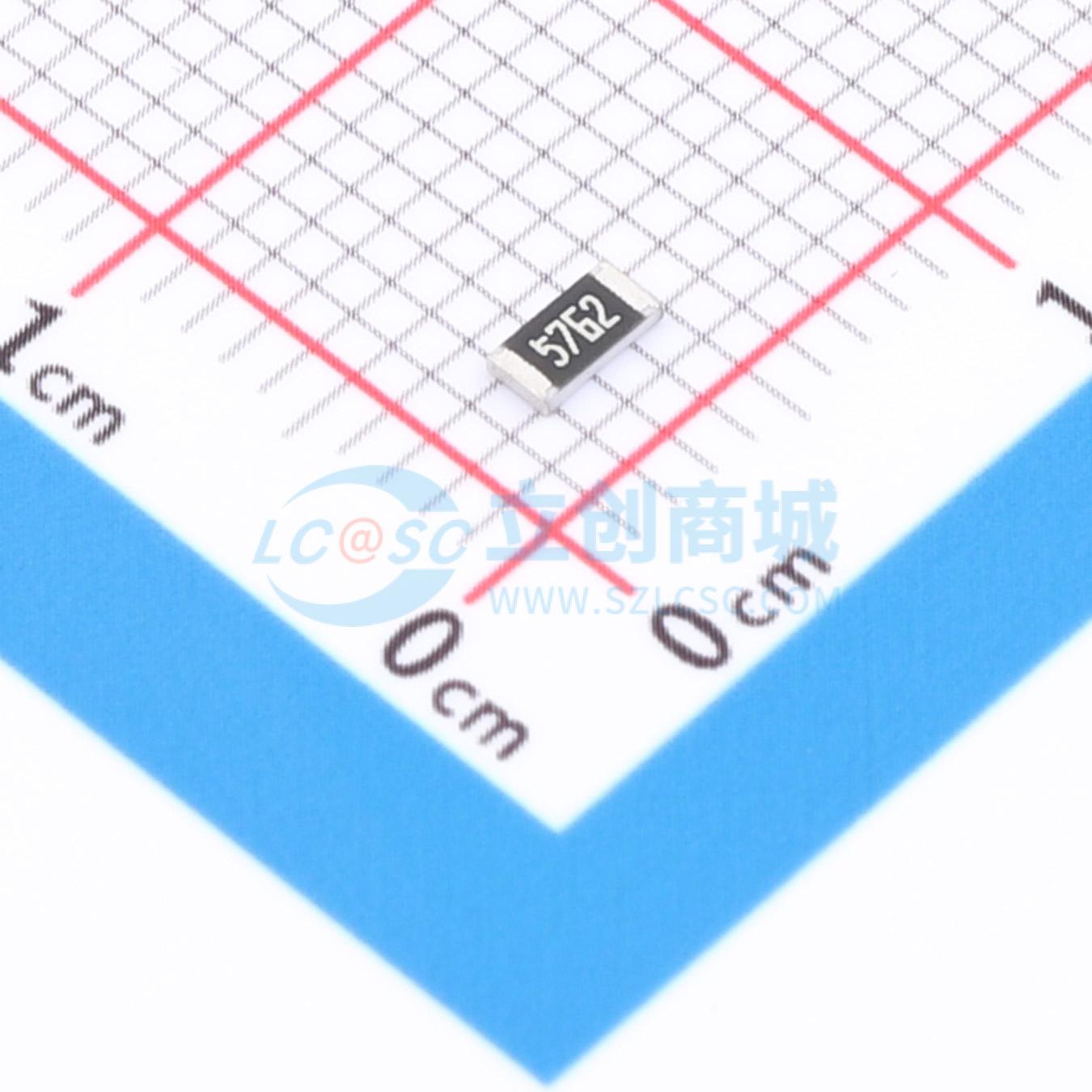 点击查看大图 1RC1206F5762实物图