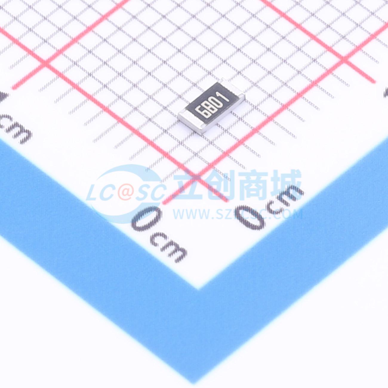 点击查看大图 1RC1206F6801实物图