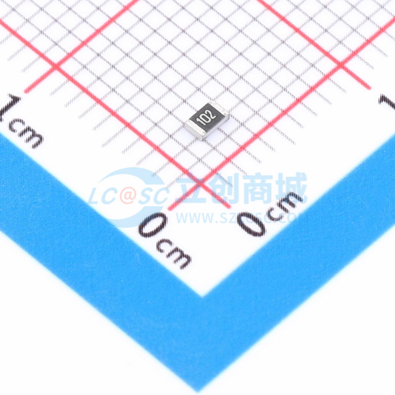点击查看大图 1RC0805J0102实物图