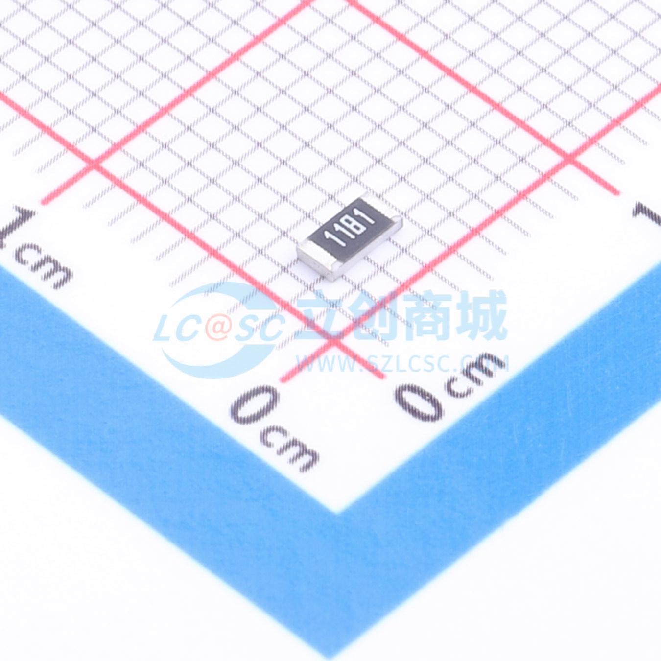 点击查看大图 1RC1206F1181实物图