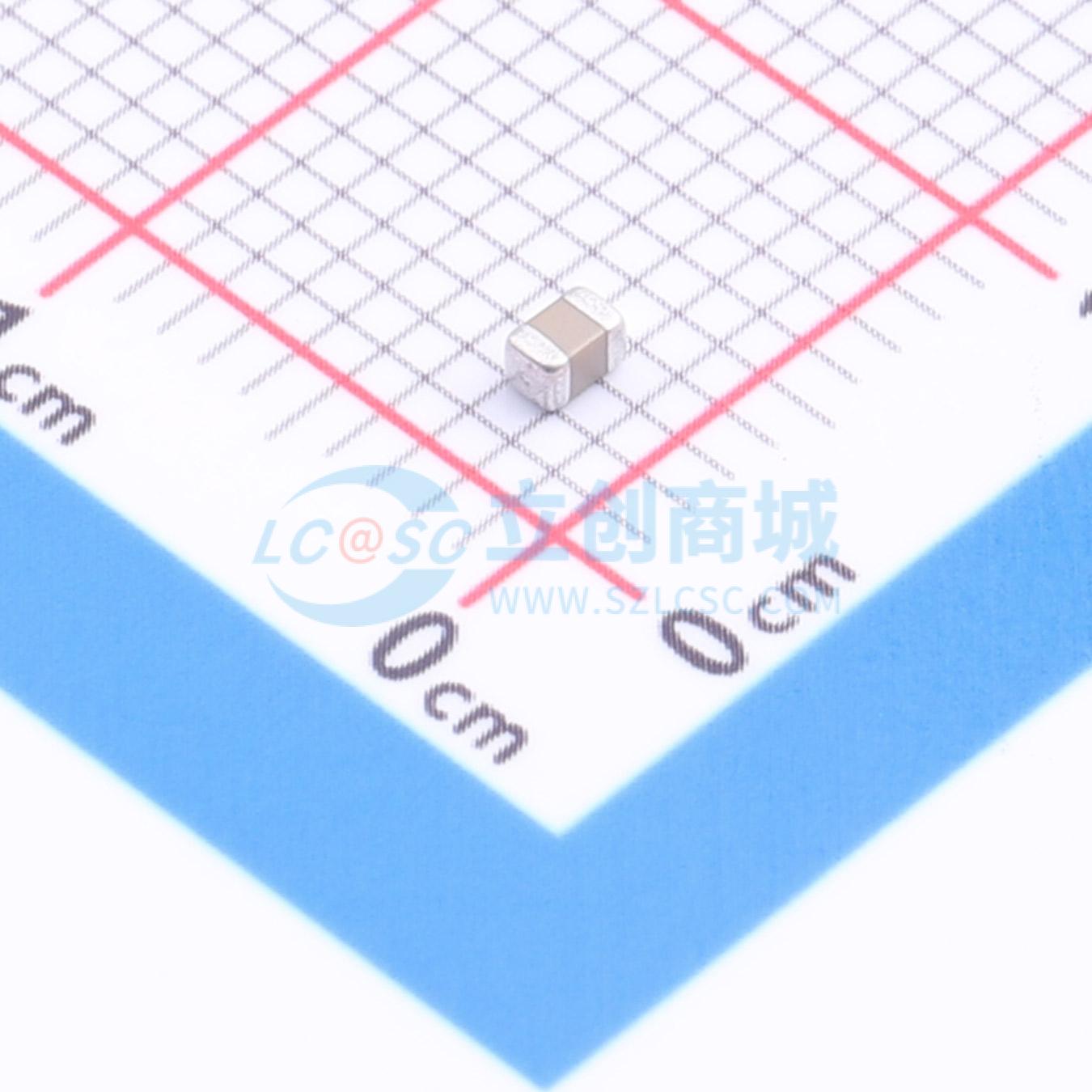 点击查看大图 CC0805X5R25V105KN实物图