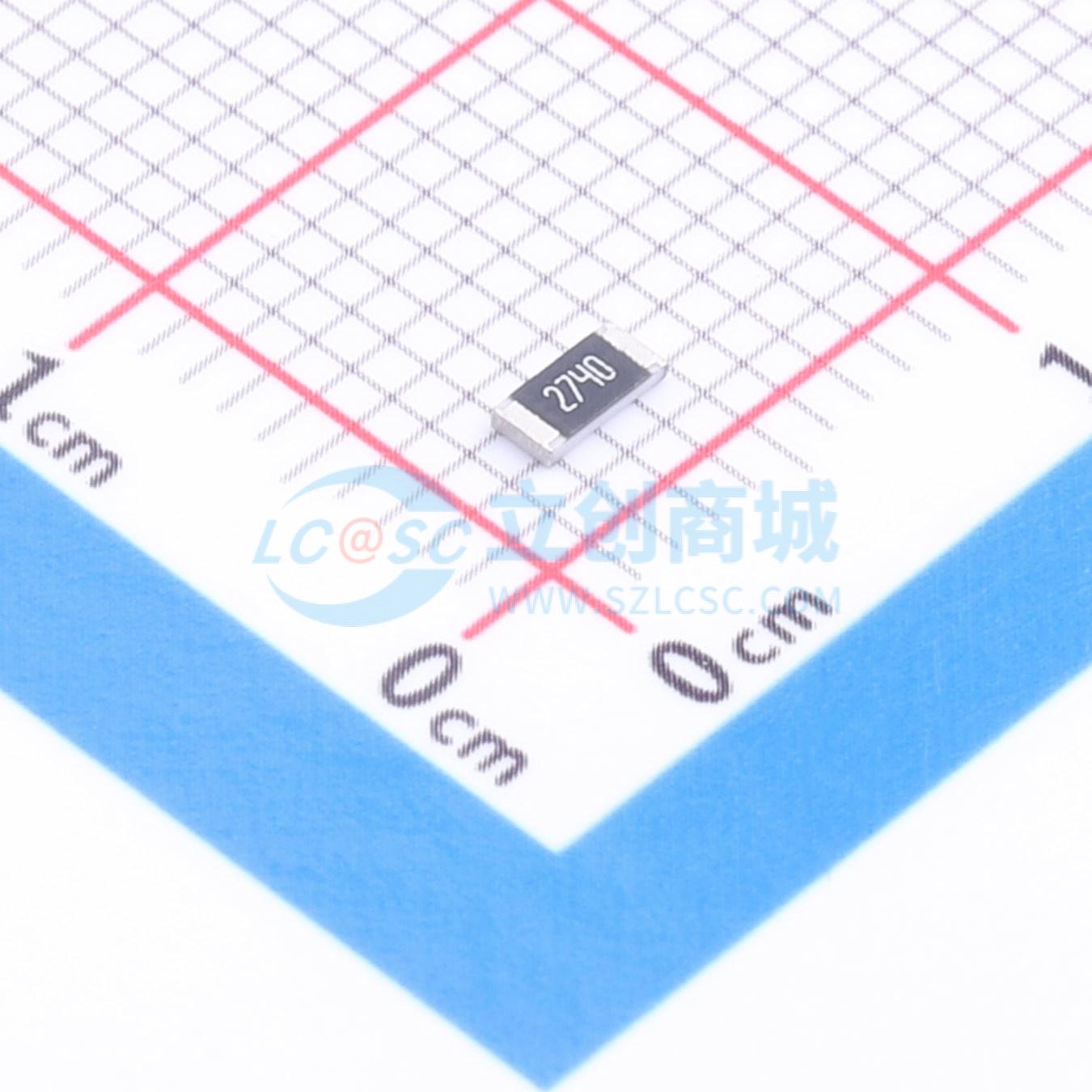 点击查看大图 1RC1206F2740实物图