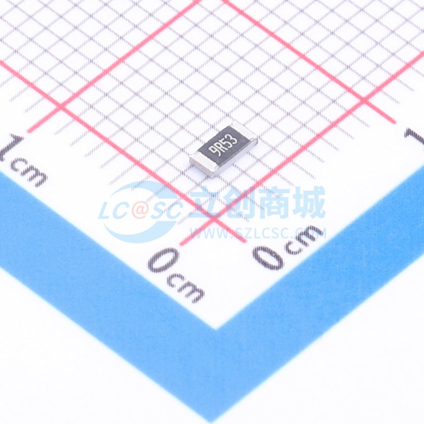 点击查看大图 1RC1206F9538实物图