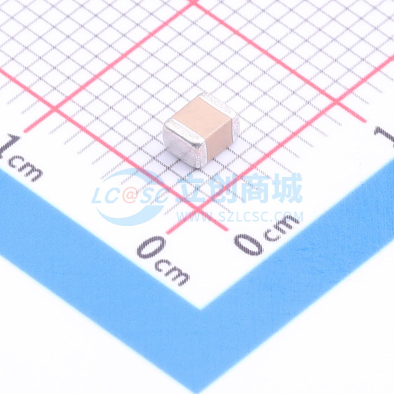 点击查看大图 CV1210X7R500V104KN实物图