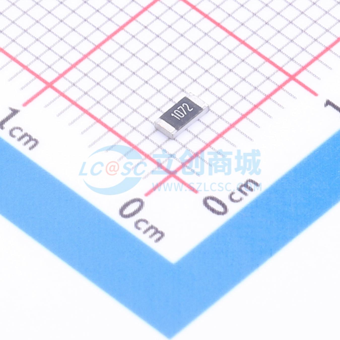 点击查看大图 1RC1206F1072实物图