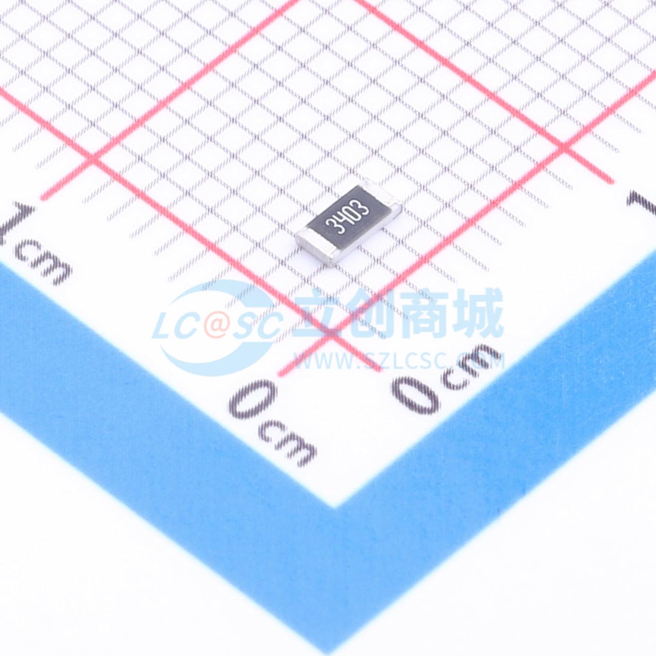 点击查看大图 1RC1206F3403实物图