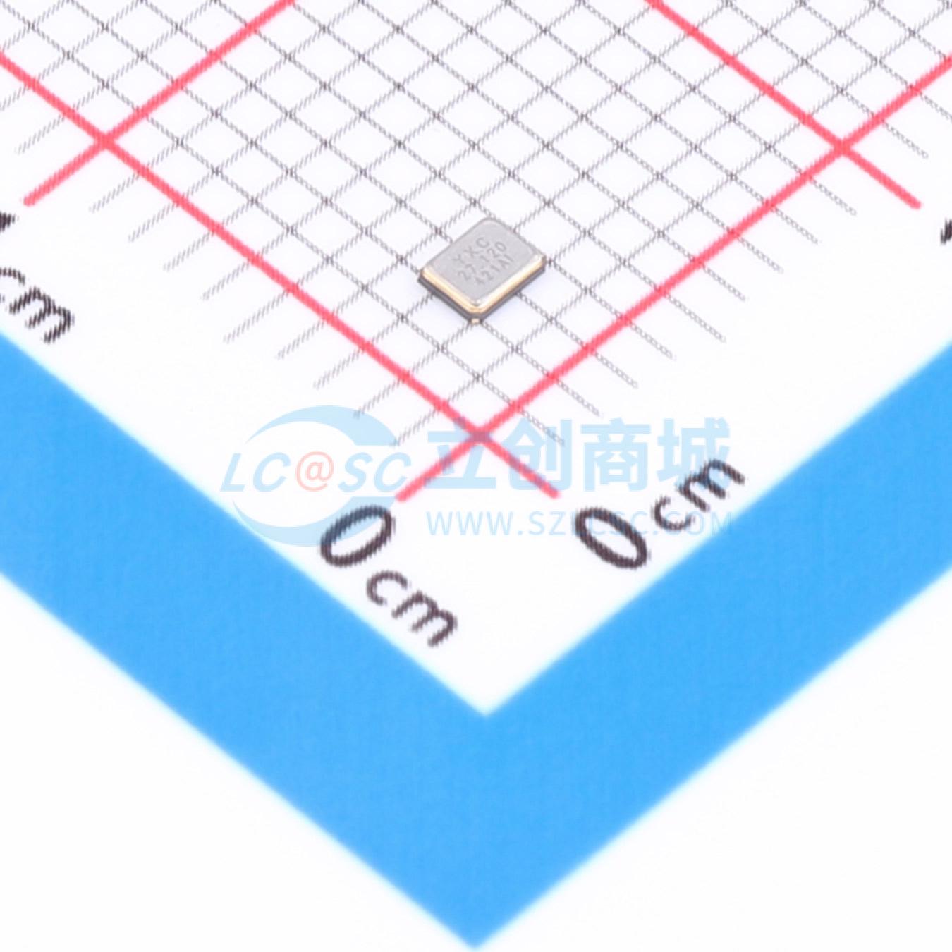 点击查看大图 XL7EL89CII-111YLC-27.12M实物图
