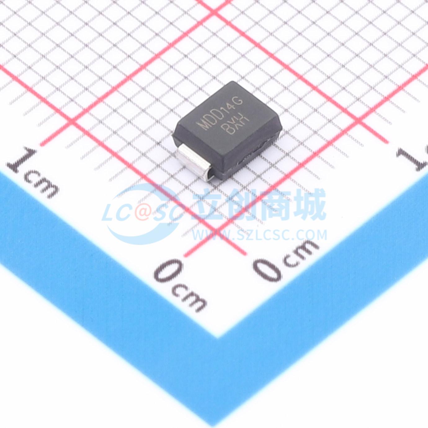 点击查看大图 1.0SMBJ22CA实物图