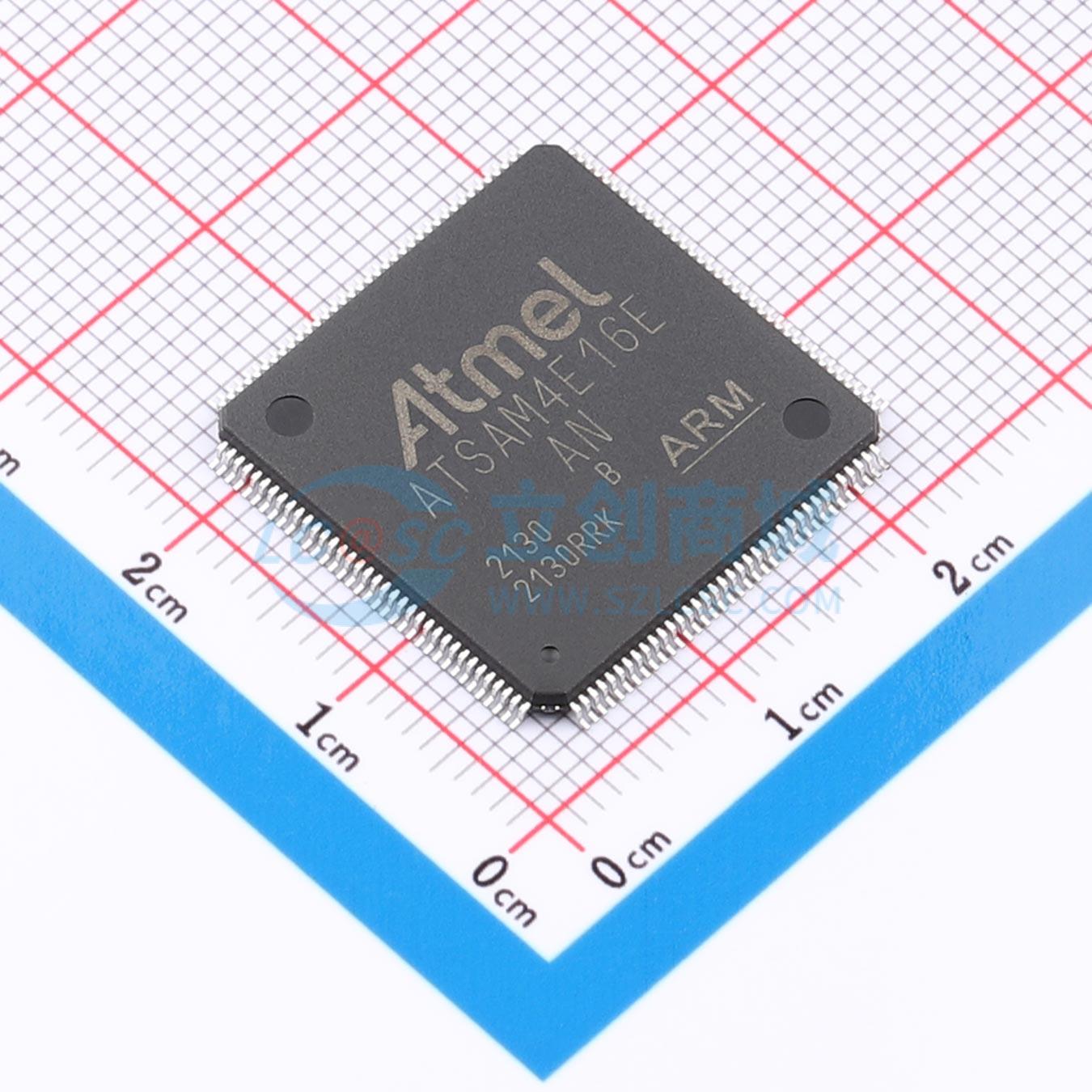 点击查看大图 ATSAM4E16EB-ANR实物图