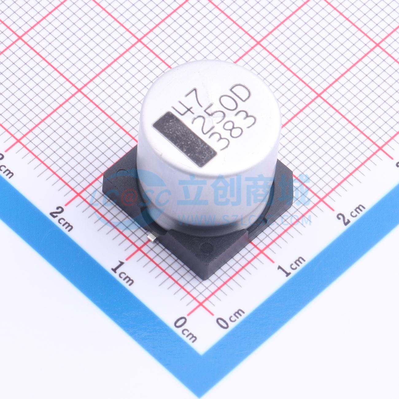 点击查看大图 EDH476M250A9TAA实物图